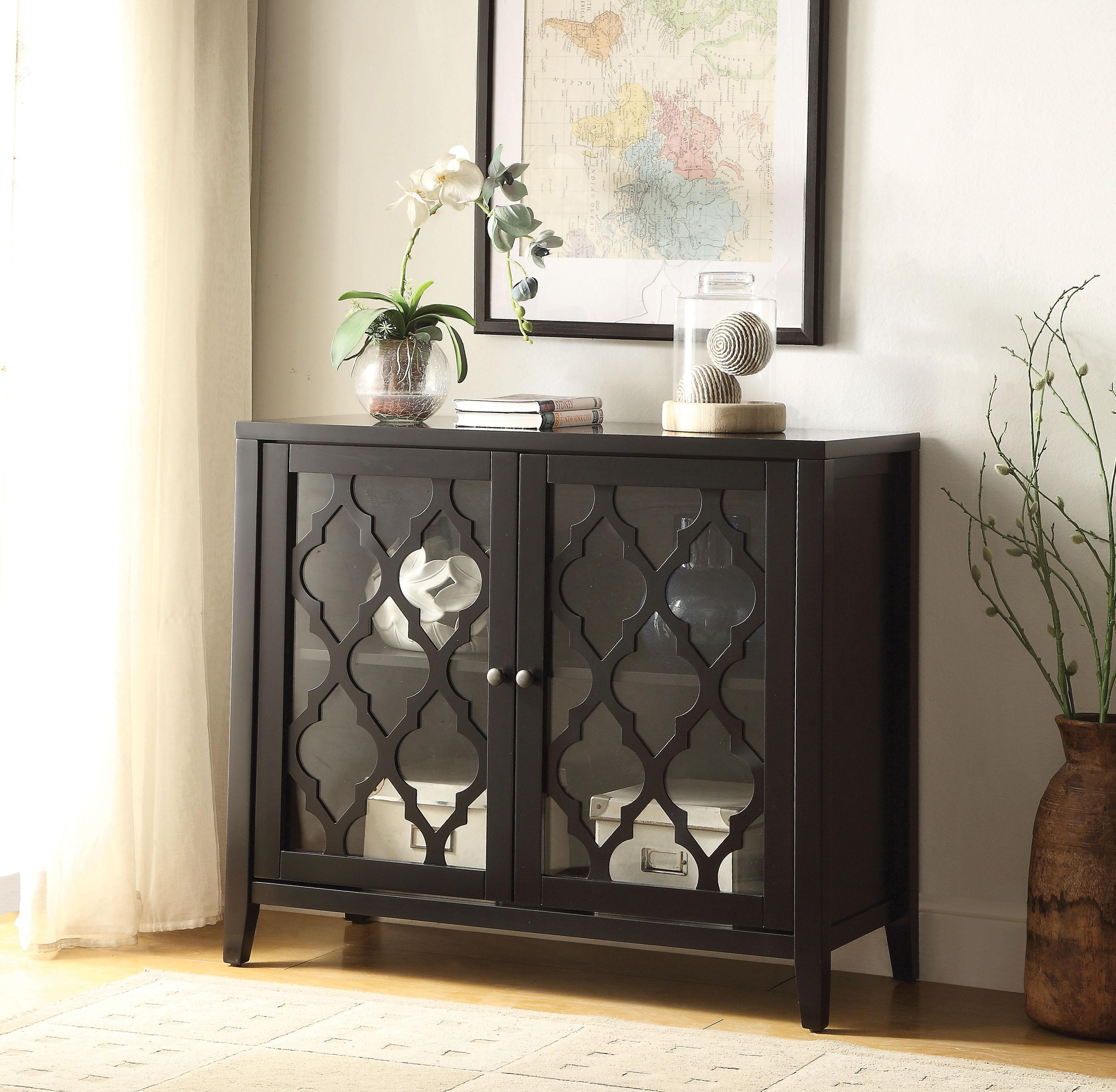 Ceara Black Console Table - Luxury Home Furniture (MI)