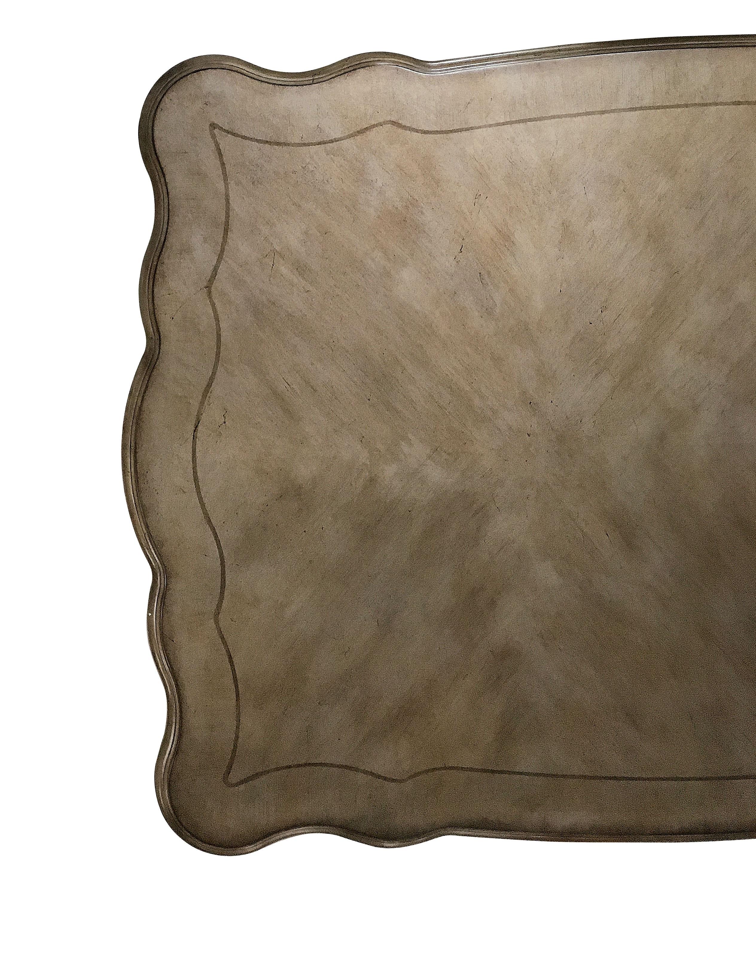 Chantelle Antique Platinum Dining Table - Luxury Home Furniture (MI)