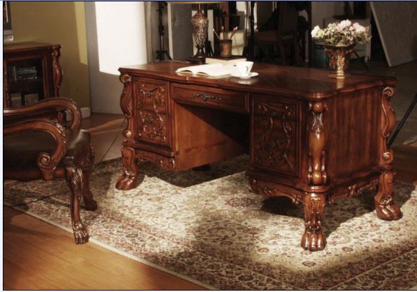Dresden Cherry Oak Desk - Luxury Home Furniture (MI)
