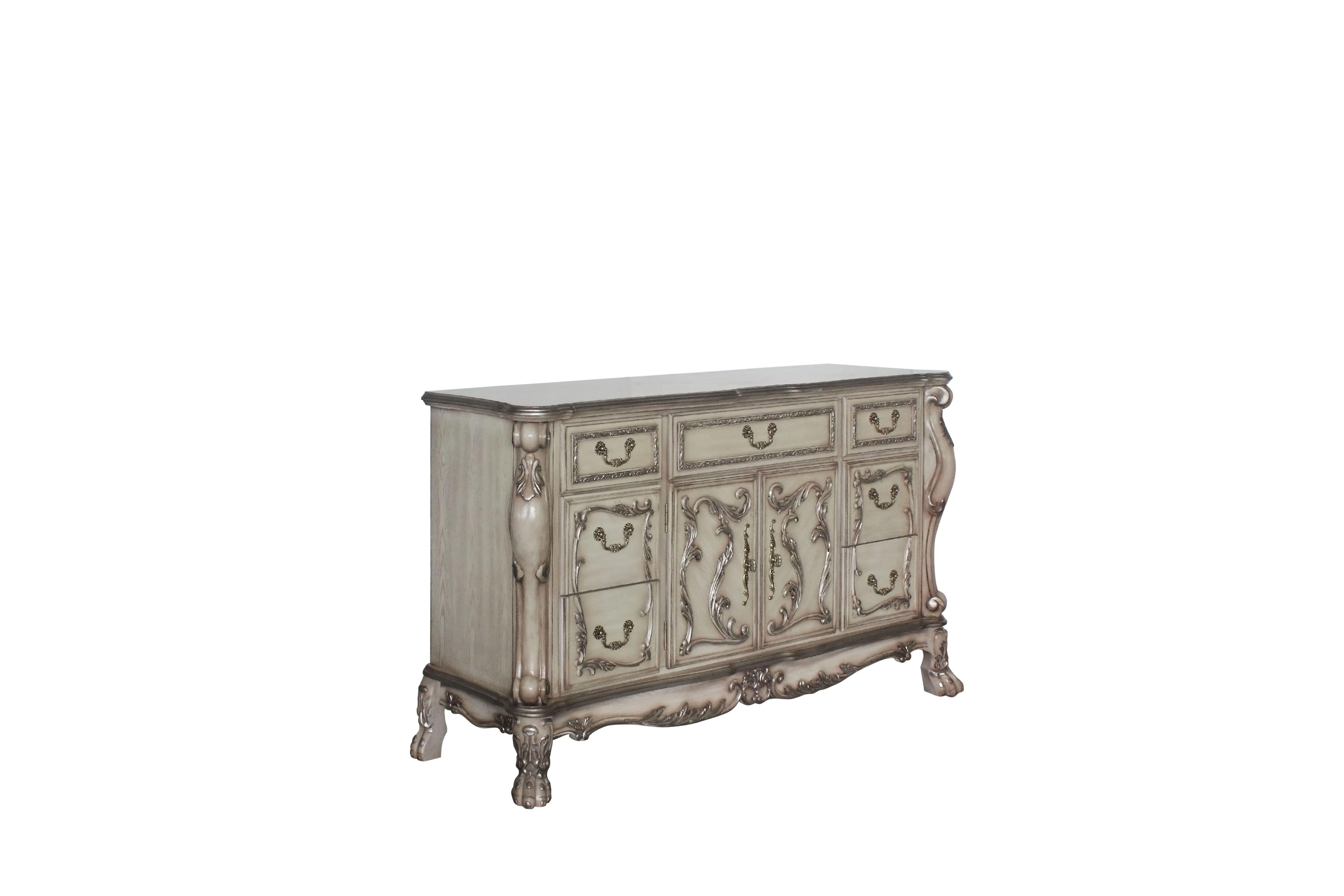 Dresden Vintage Bone White Dresser - Luxury Home Furniture (MI)