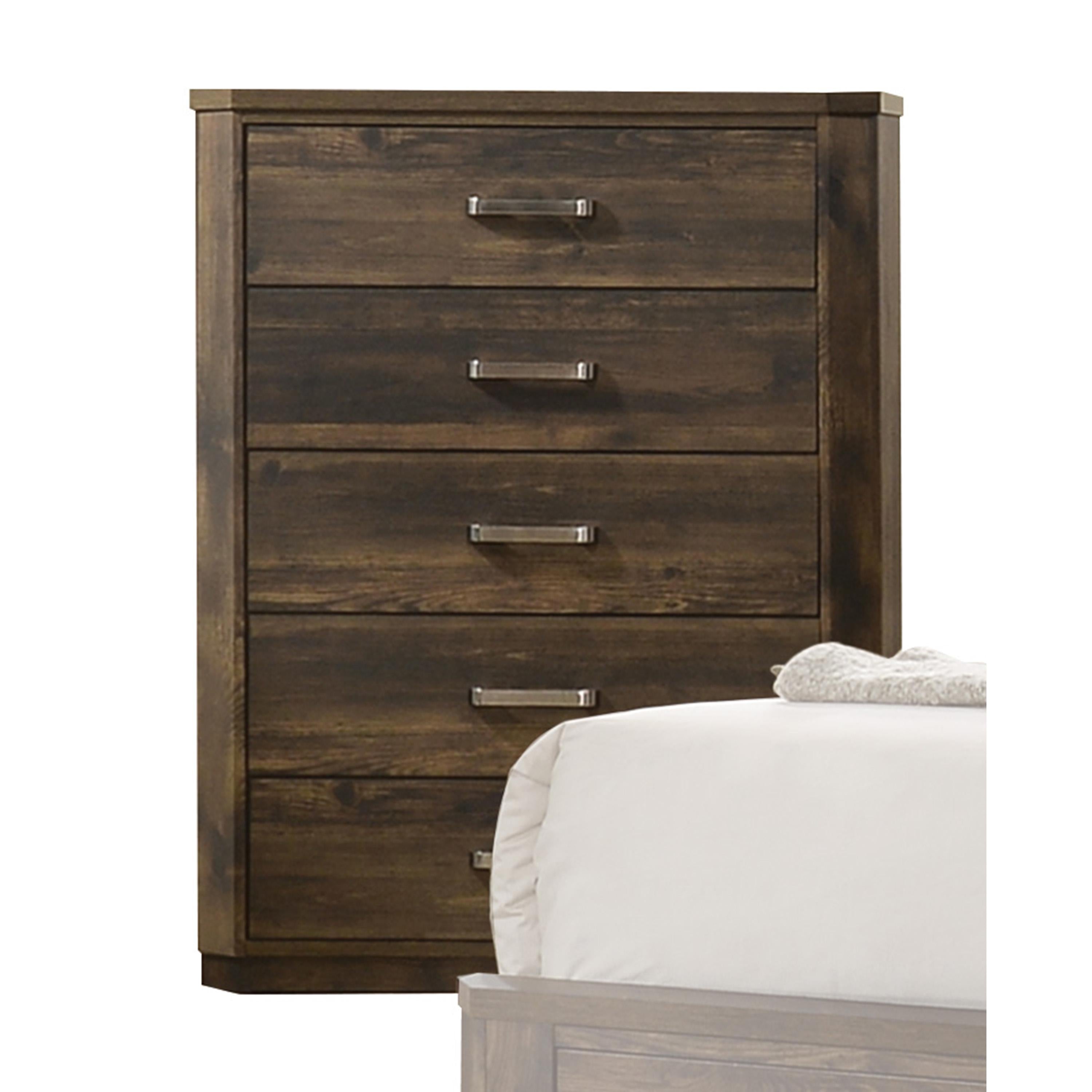 Elettra Rustic Walnut Chest - Luxury Home Furniture (MI)