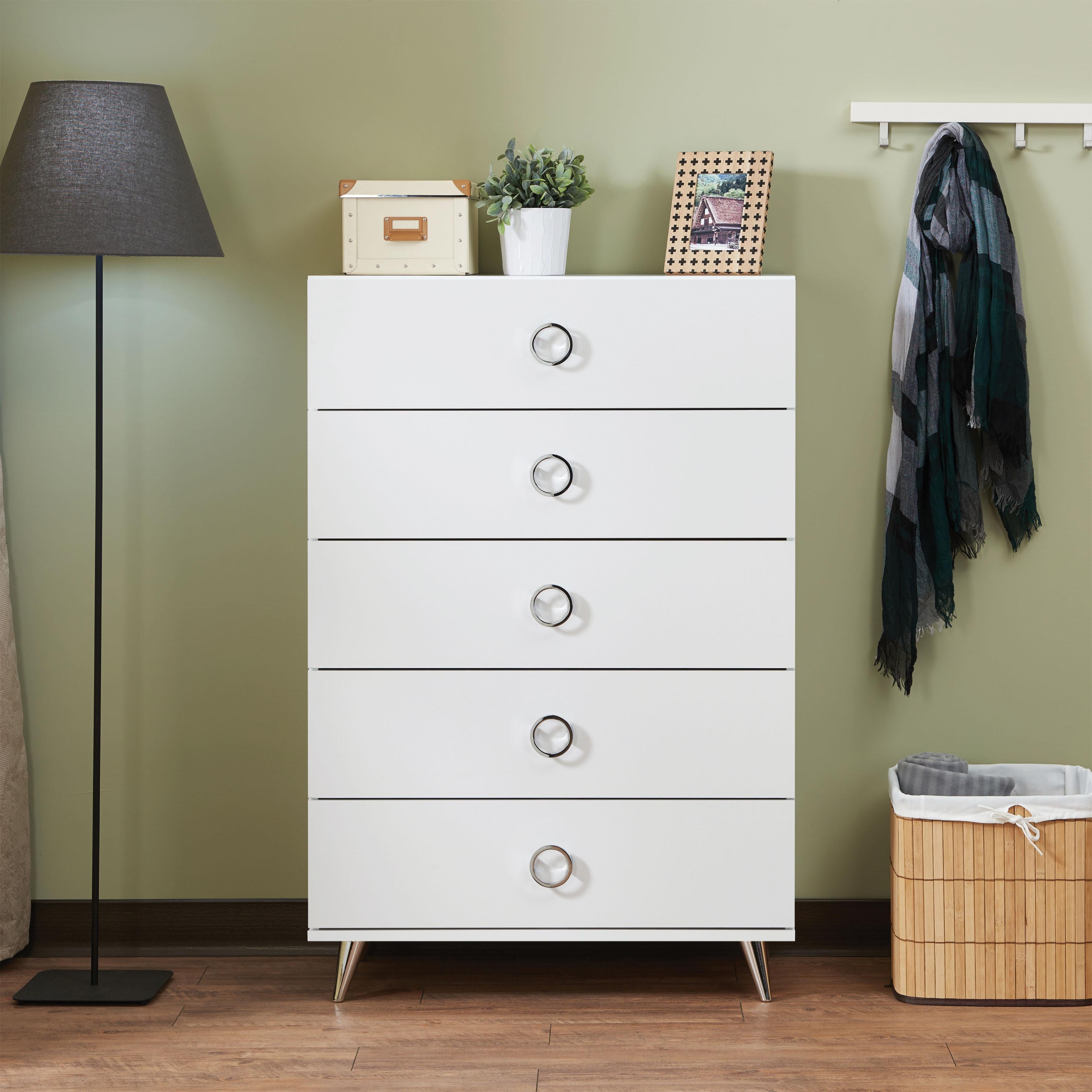 Elms White Chest - Luxury Home Furniture (MI)