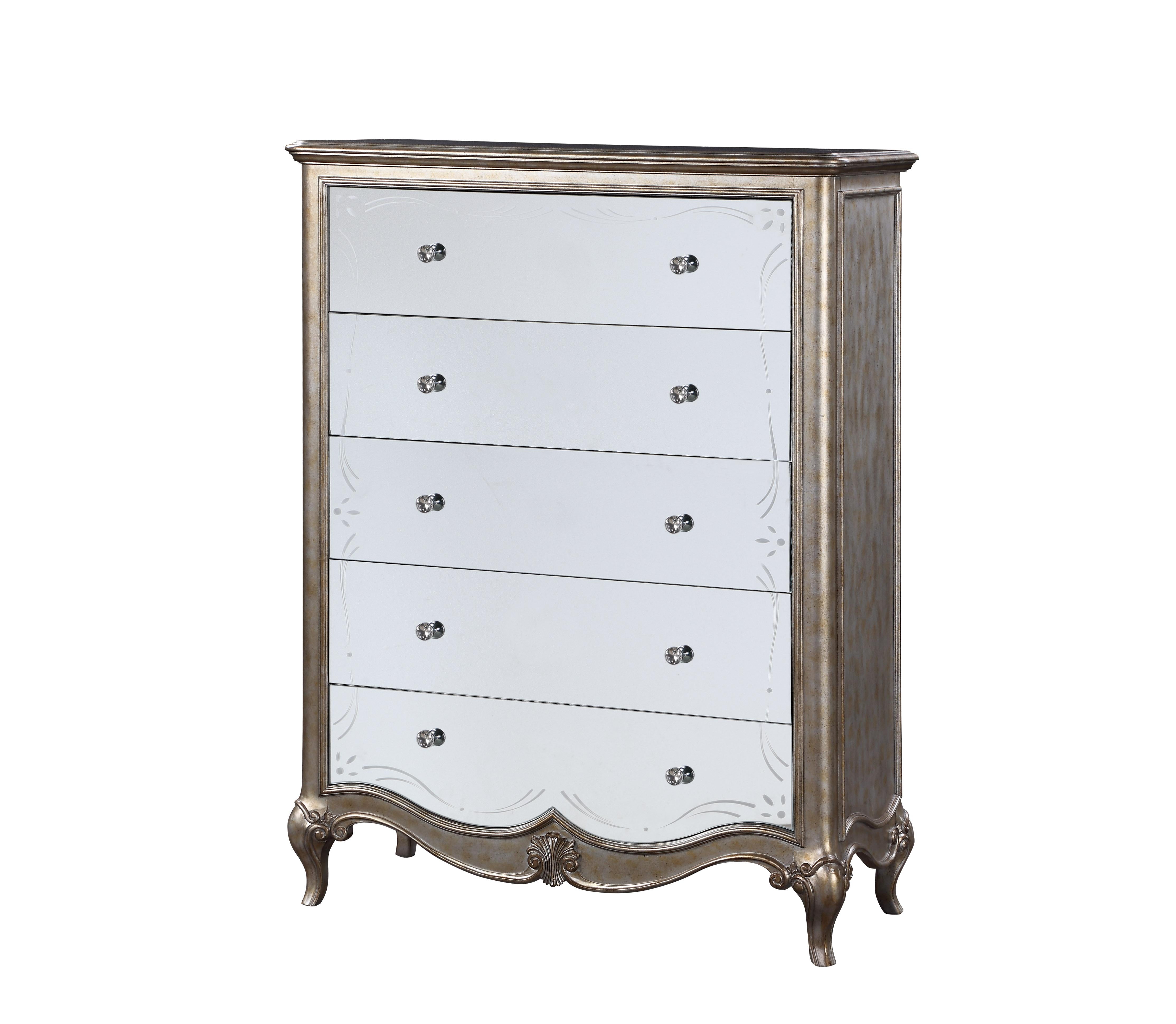 Esteban Antique Champagne Chest - Luxury Home Furniture (MI)