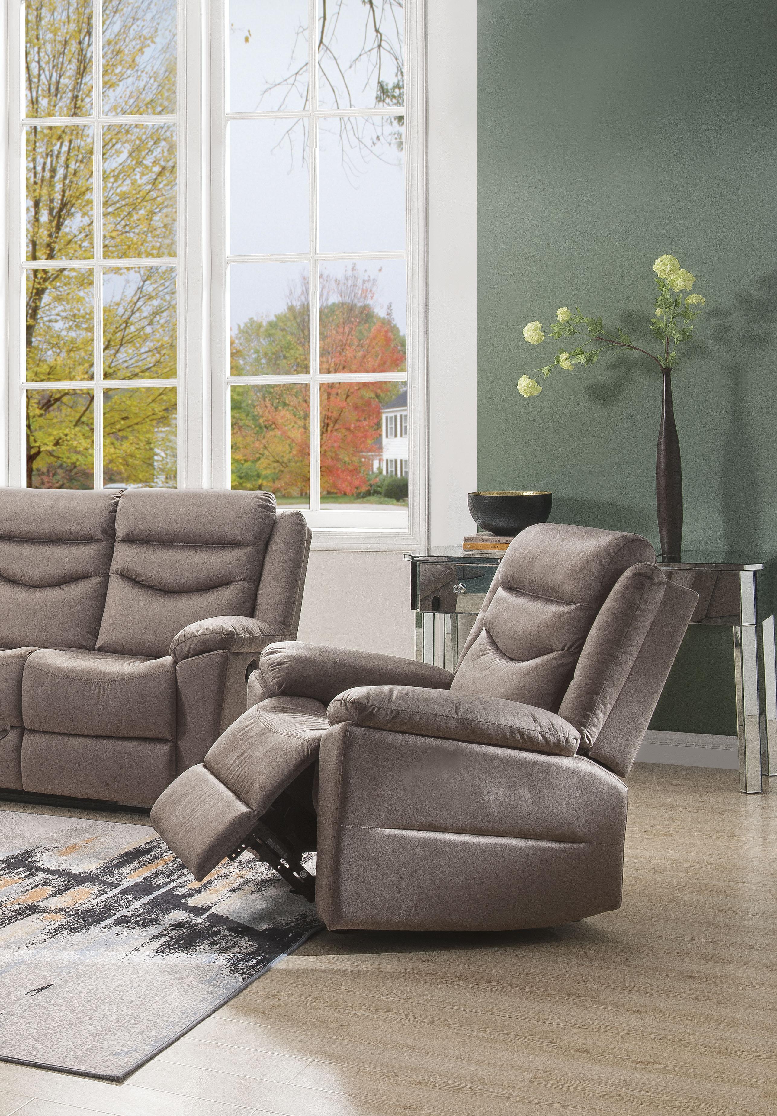 Fiacre Velvet Glider Recliner - Luxury Home Furniture (MI)