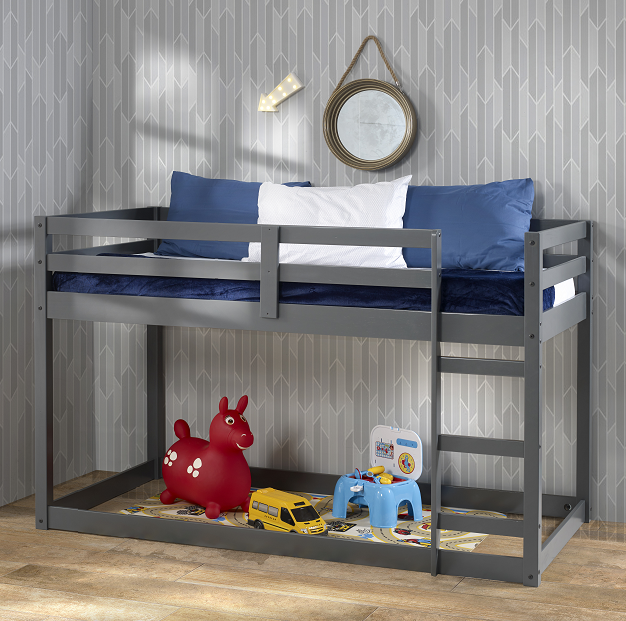 Gaston Gray Loft Bed - Luxury Home Furniture (MI)