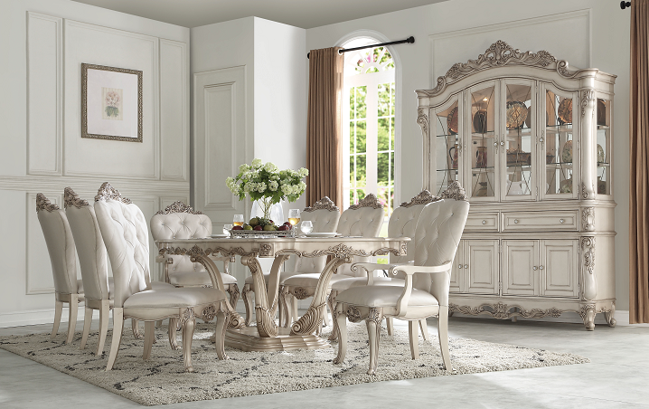 Gorsedd Antique White Dining Table - Luxury Home Furniture (MI)