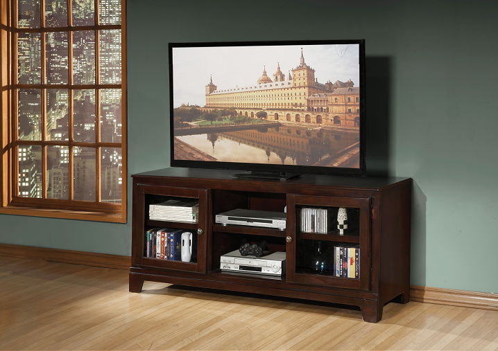 Halden Merlot TV Stand - Luxury Home Furniture (MI)