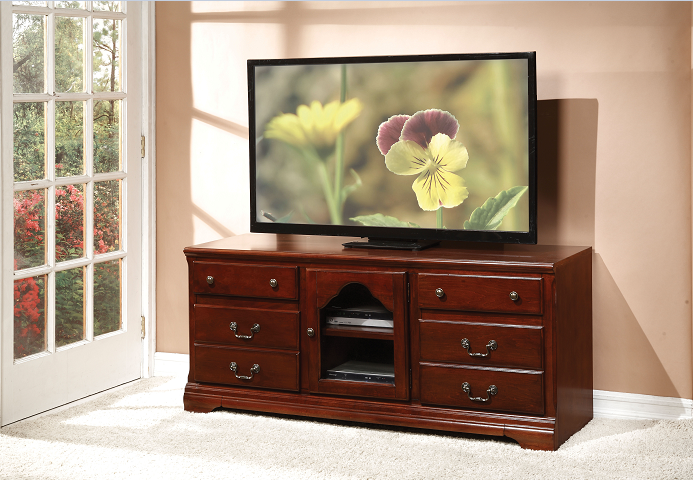 Hercules Cherry TV Stand - Luxury Home Furniture (MI)