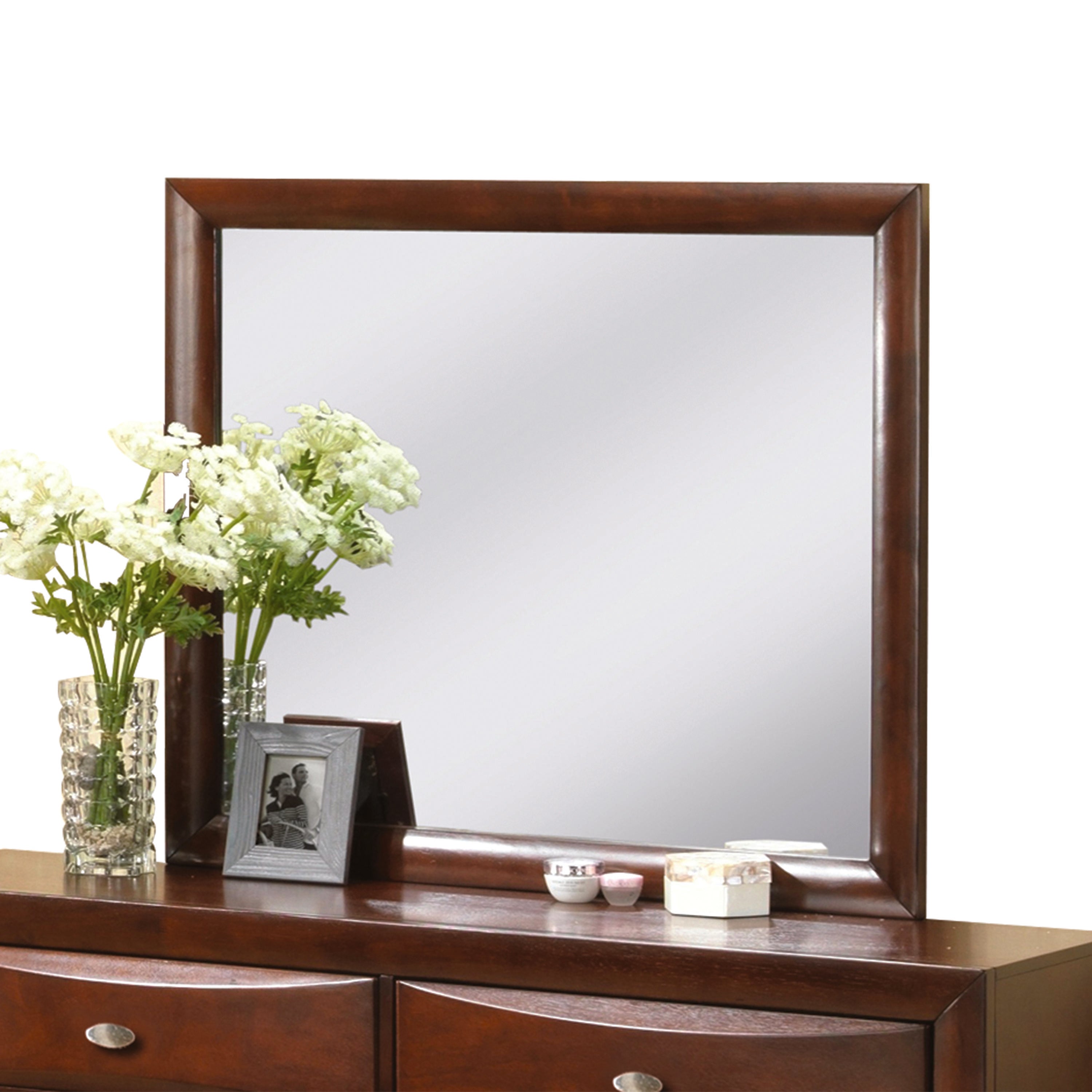 Ireland Espresso Mirror - Luxury Home Furniture (MI)