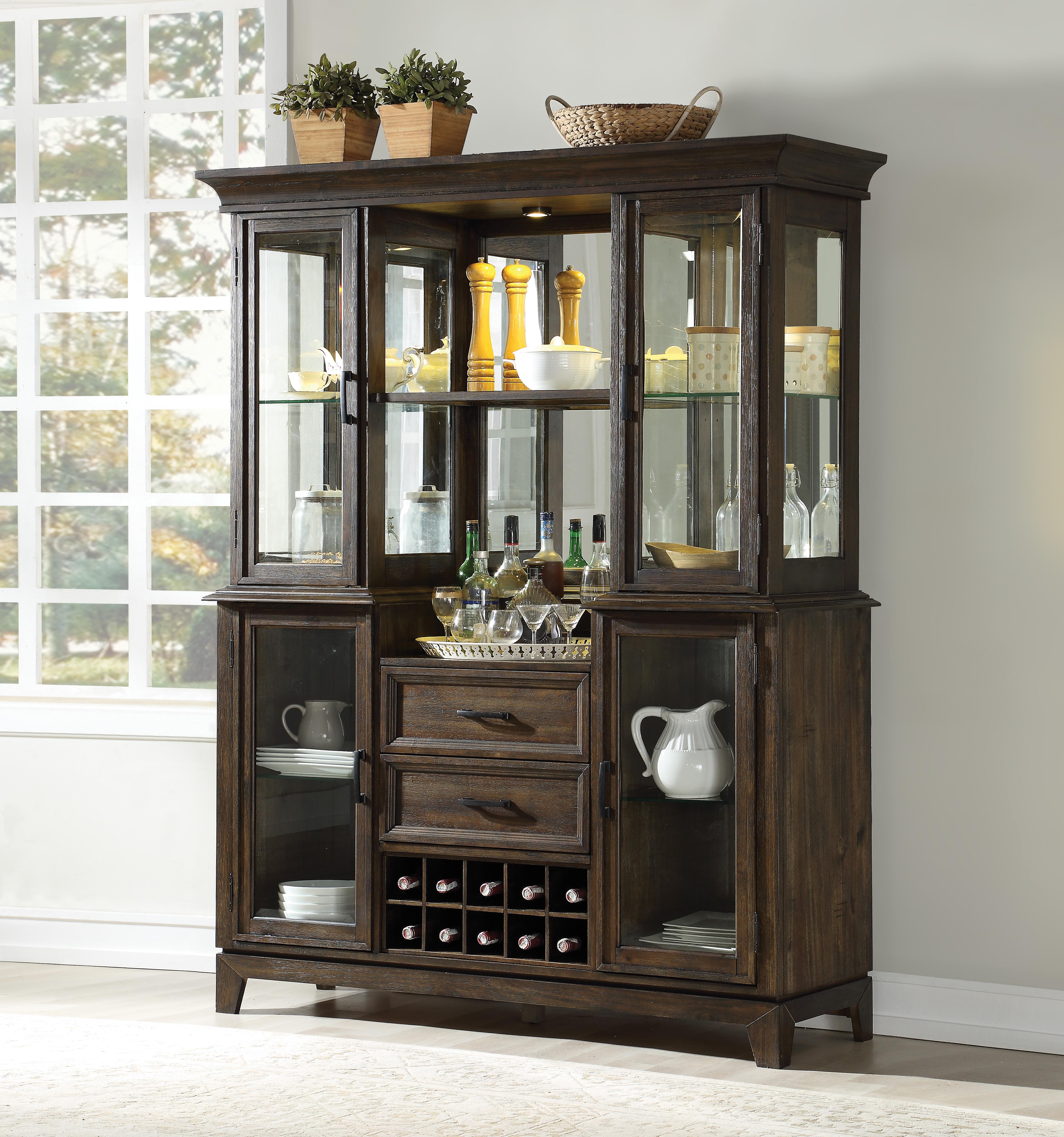 Jameson Espresso Hutch & Buffet - Luxury Home Furniture (MI)