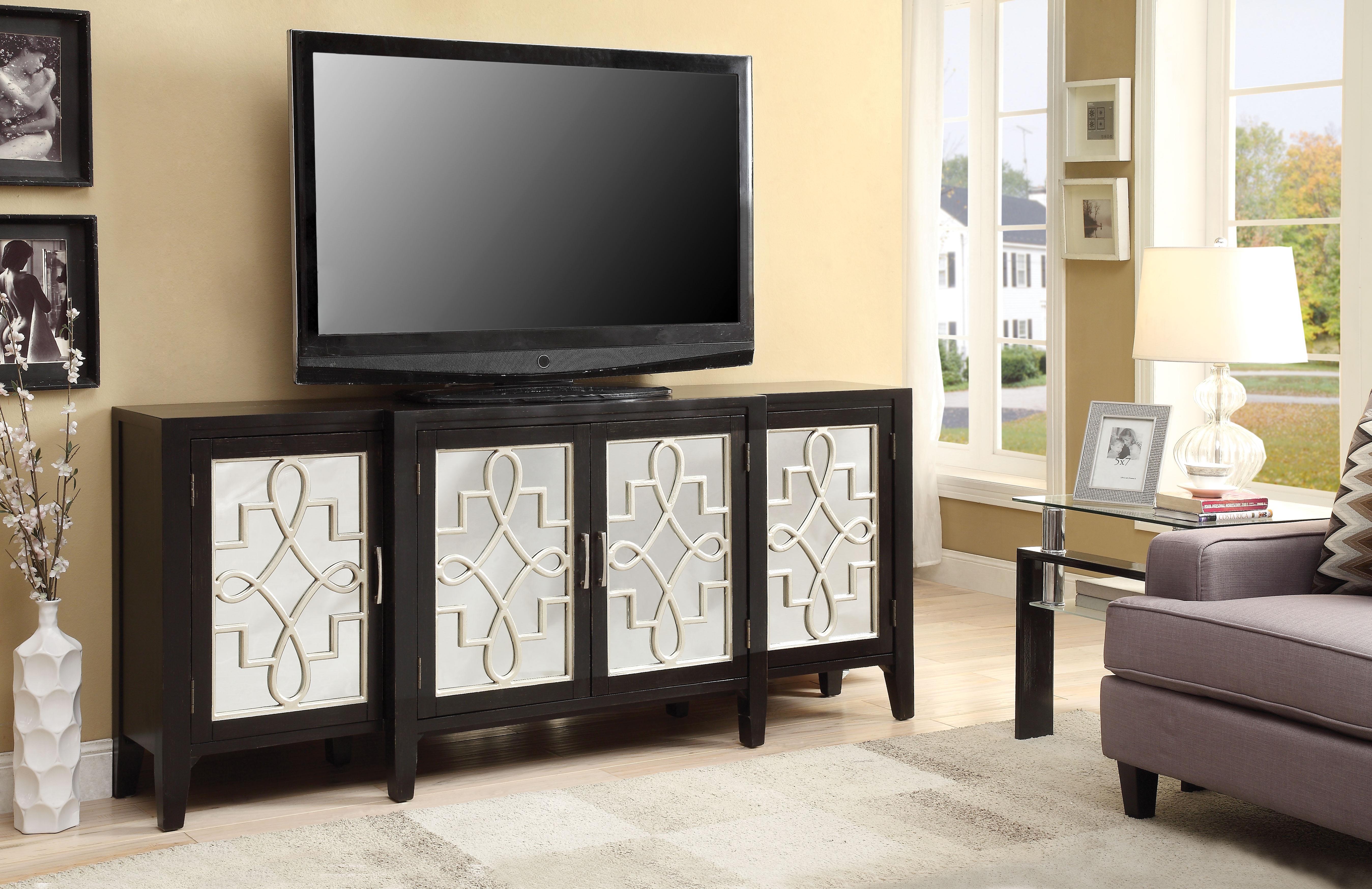 Kacia Antique Black Console Table - Luxury Home Furniture (MI)