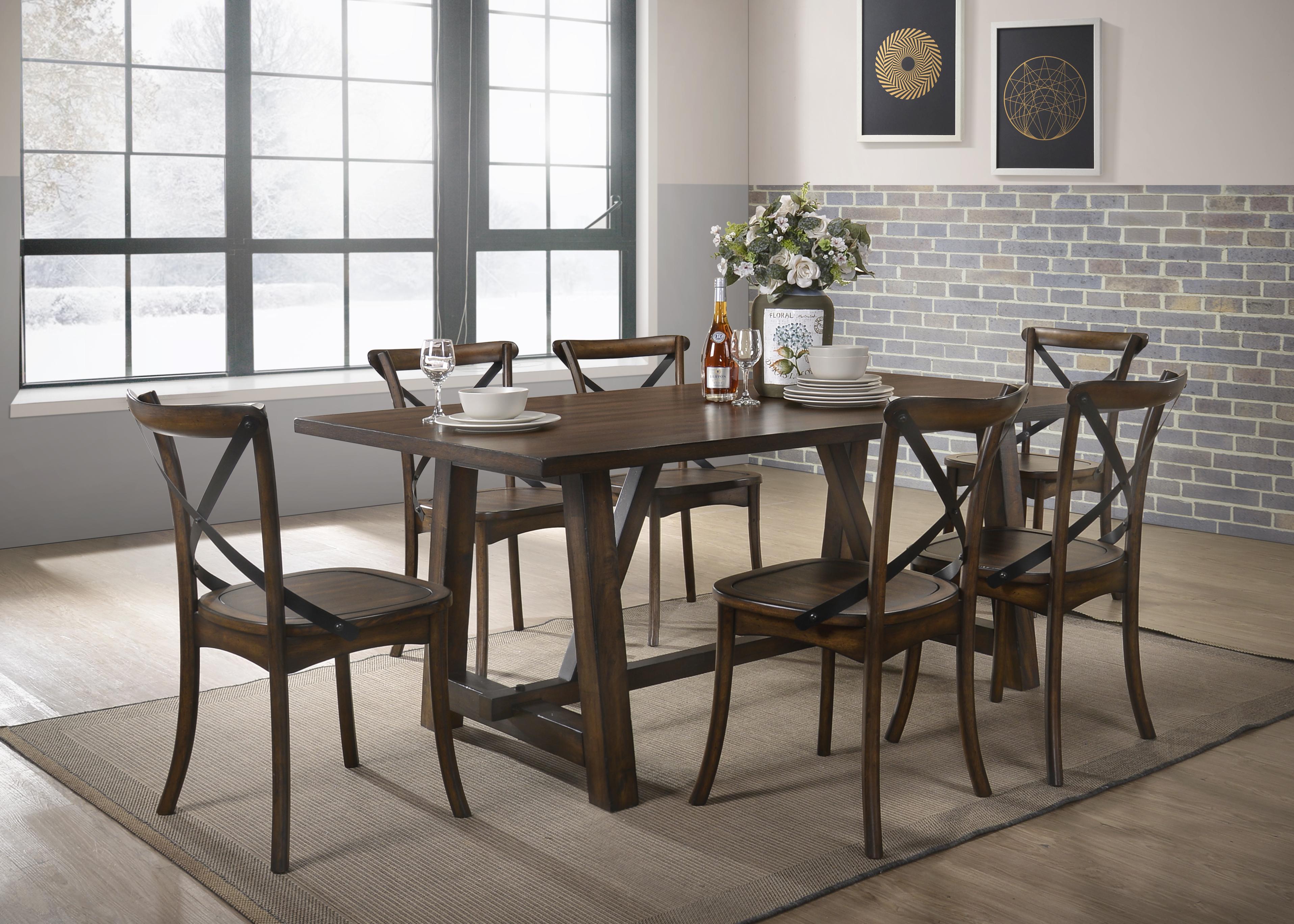 Kaelyn Dark Oak Dining Table - Luxury Home Furniture (MI)