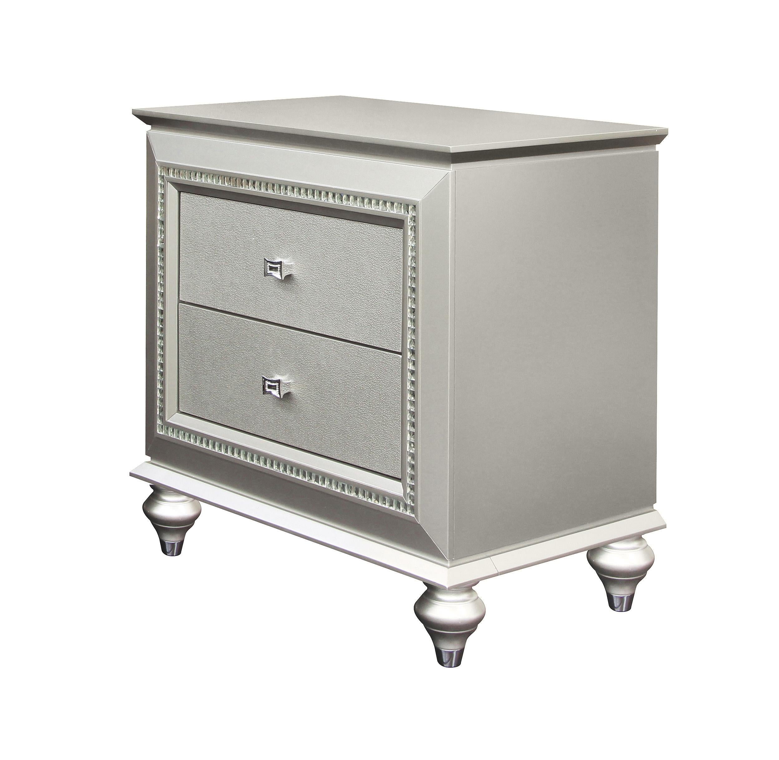 Kaitlyn Champagne Nightstand - Luxury Home Furniture (MI)