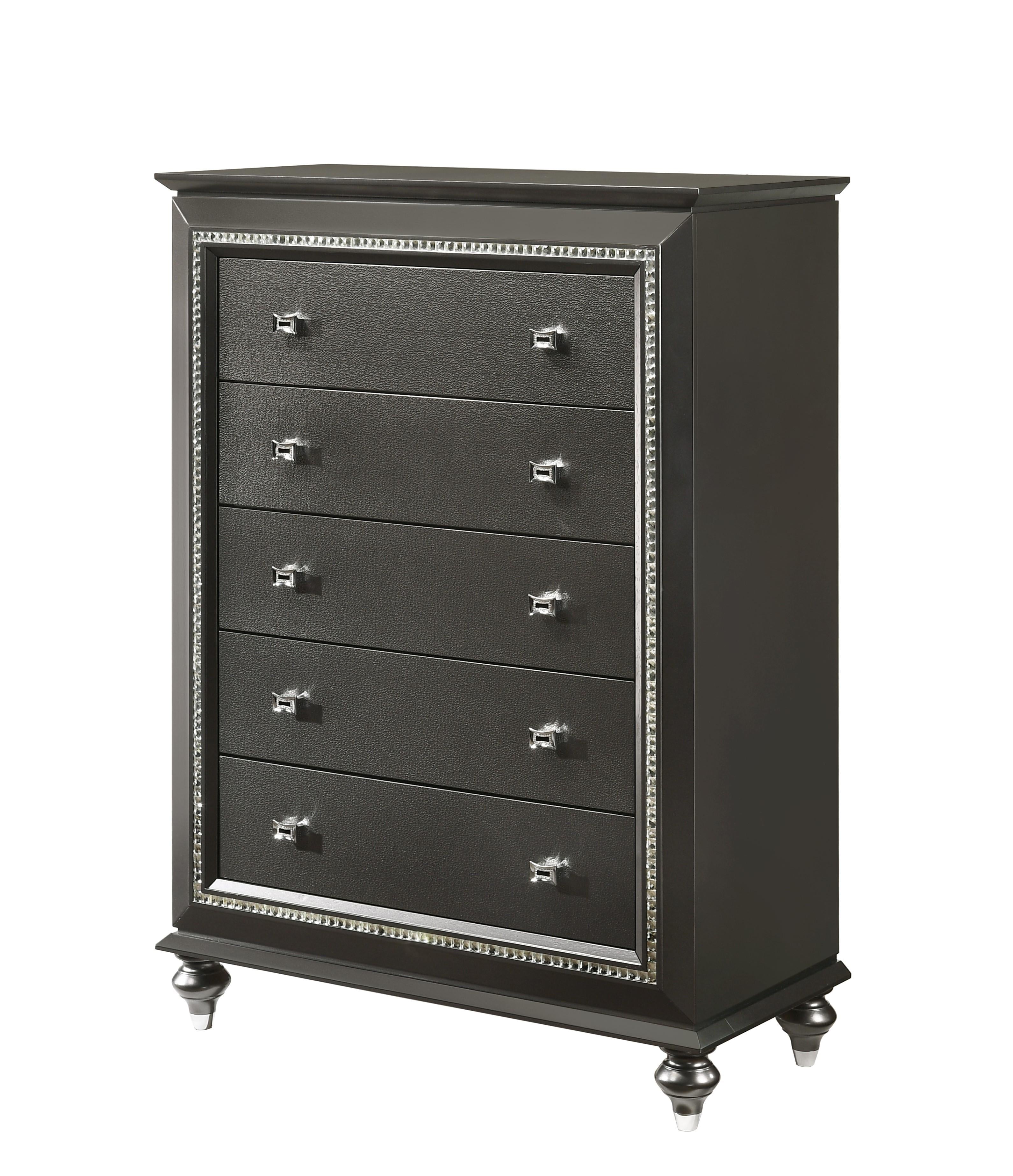 Kaitlyn Metallic Gray Chest - Luxury Home Furniture (MI)