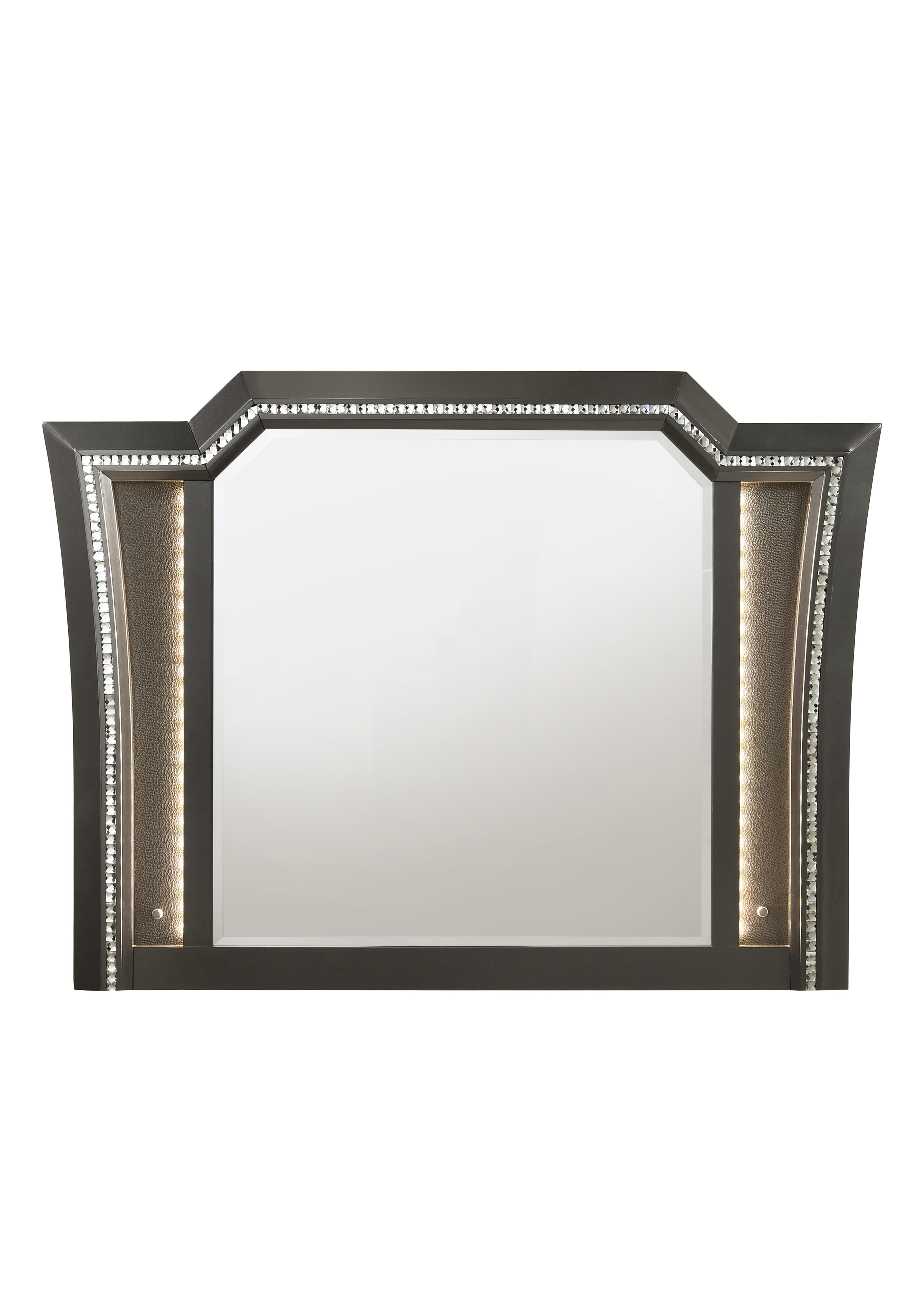 Kaitlyn Metallic Gray Mirror - Luxury Home Furniture (MI)