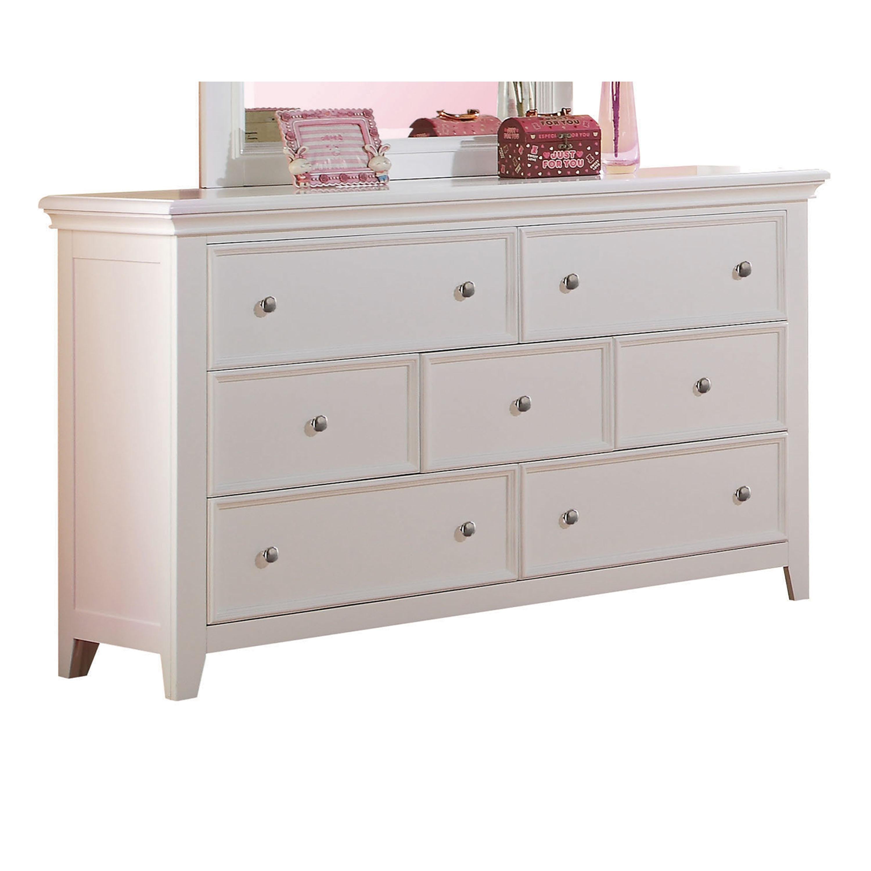Lacey White Dresser - Luxury Home Furniture (MI)