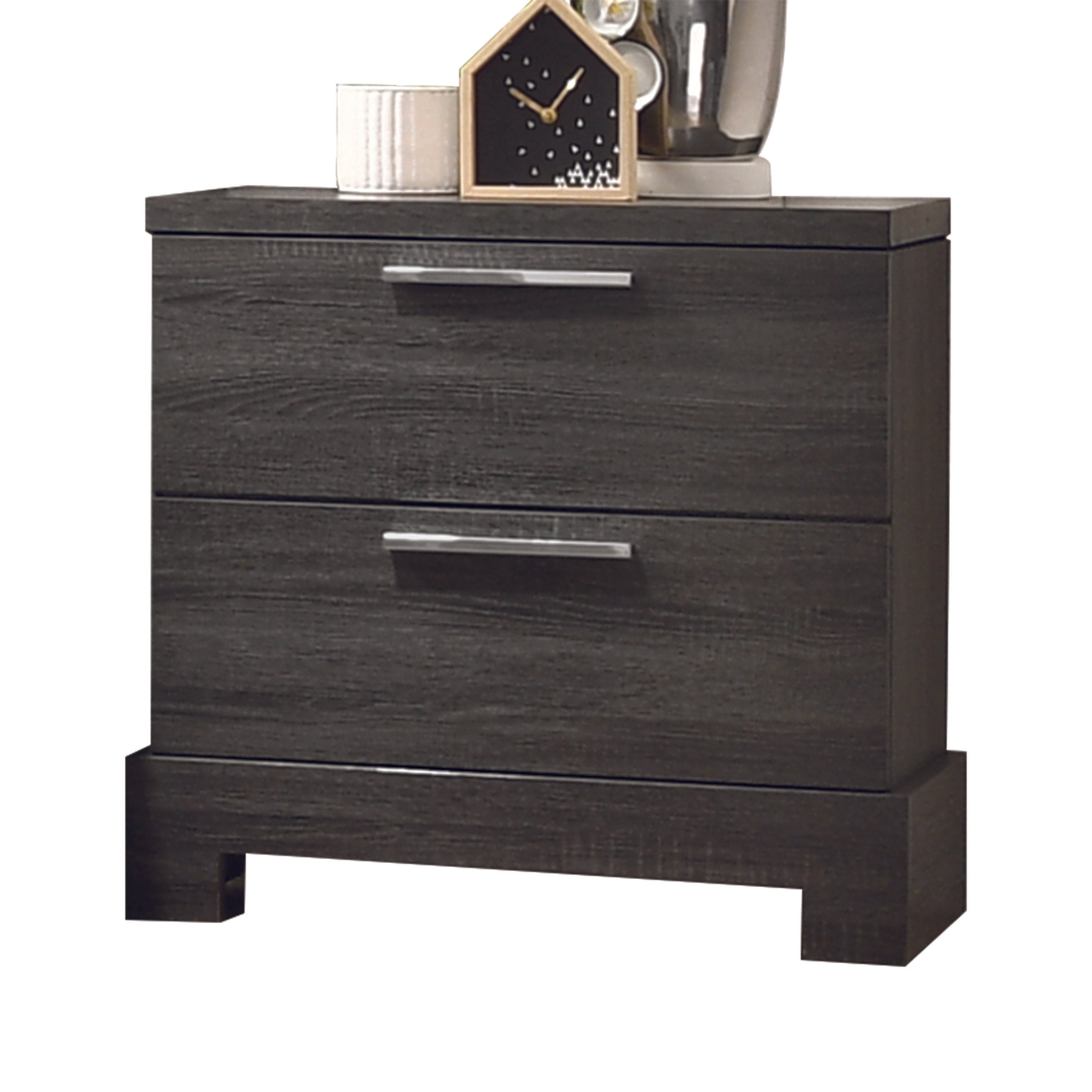 Lantha Gray Oak Nightstand - Luxury Home Furniture (MI)