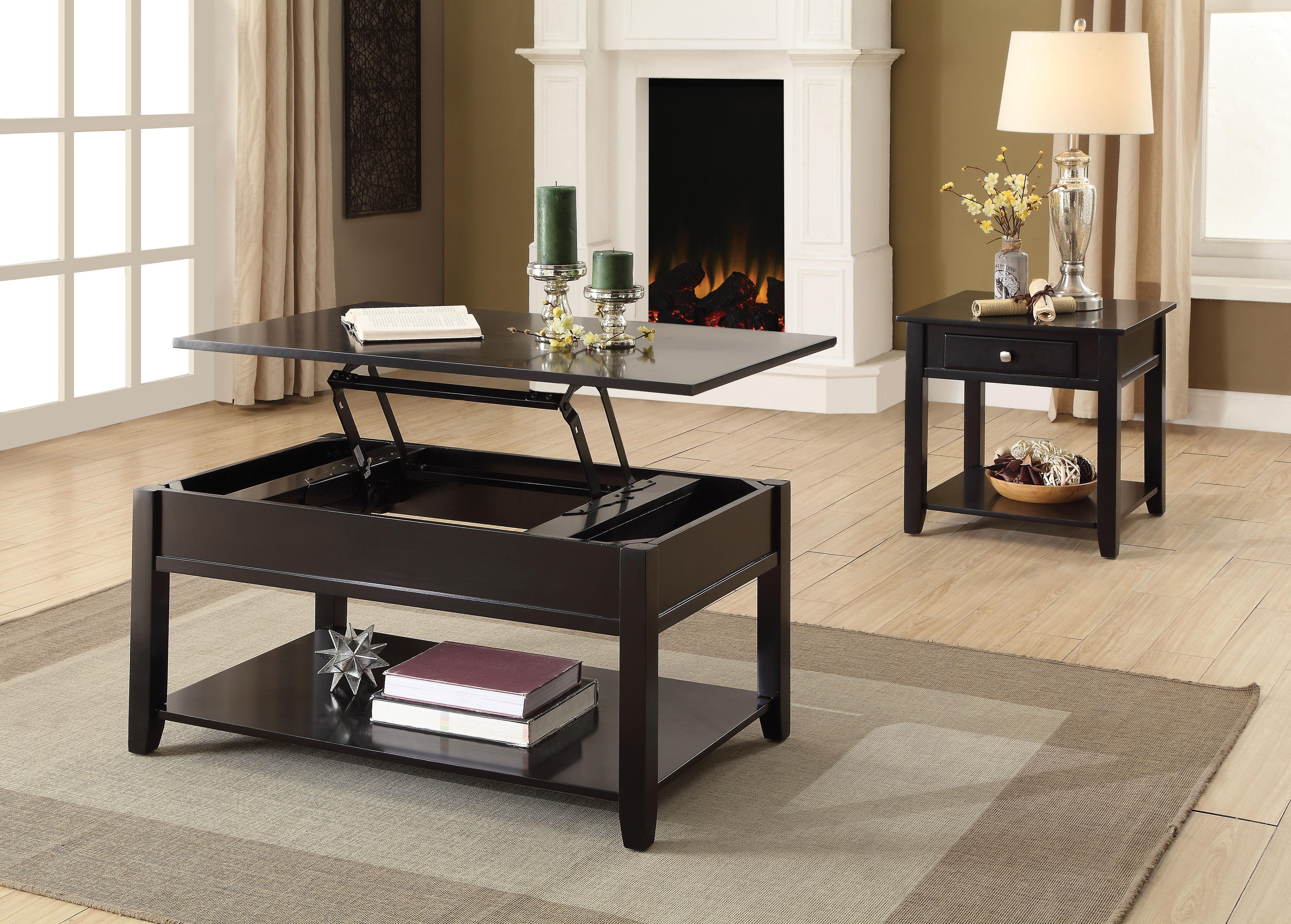 Malachi Black Coffee Table - Luxury Home Furniture (MI)