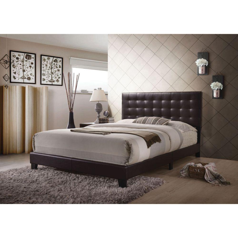 Masate - Queen Bed - Black - 85" - Luxury Home Furniture (MI)