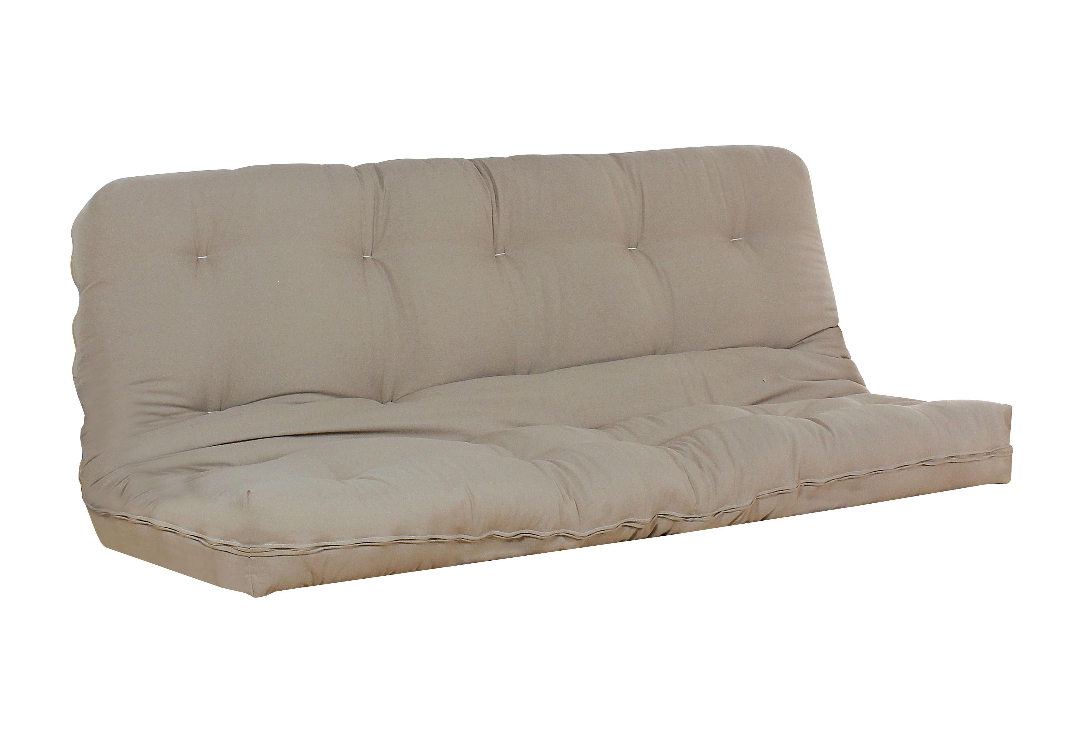 Nabila Khaki Full Futon Mattress, 8"H - Luxury Home Furniture (MI)