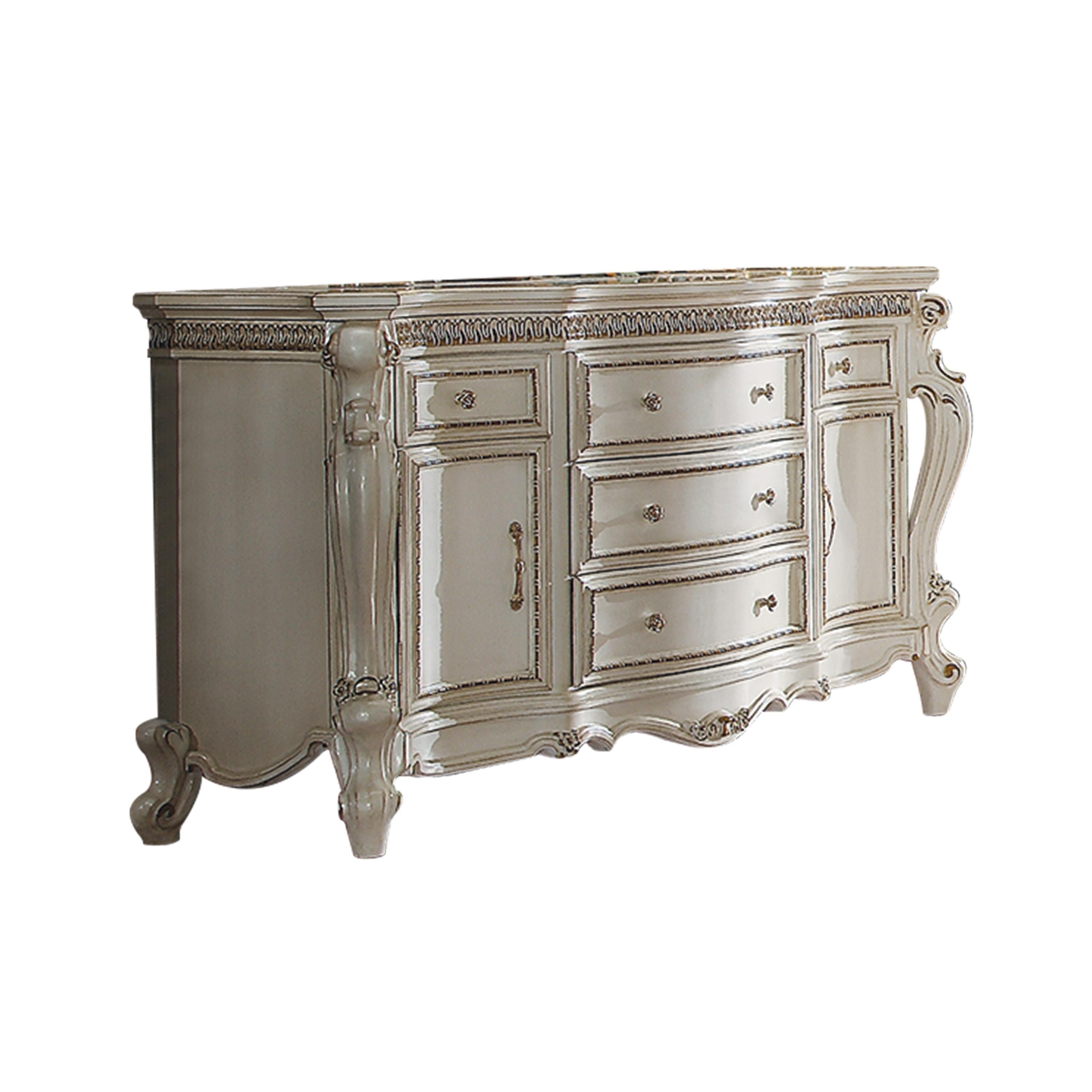 Picardy Antique Pearl Dresser - Luxury Home Furniture (MI)