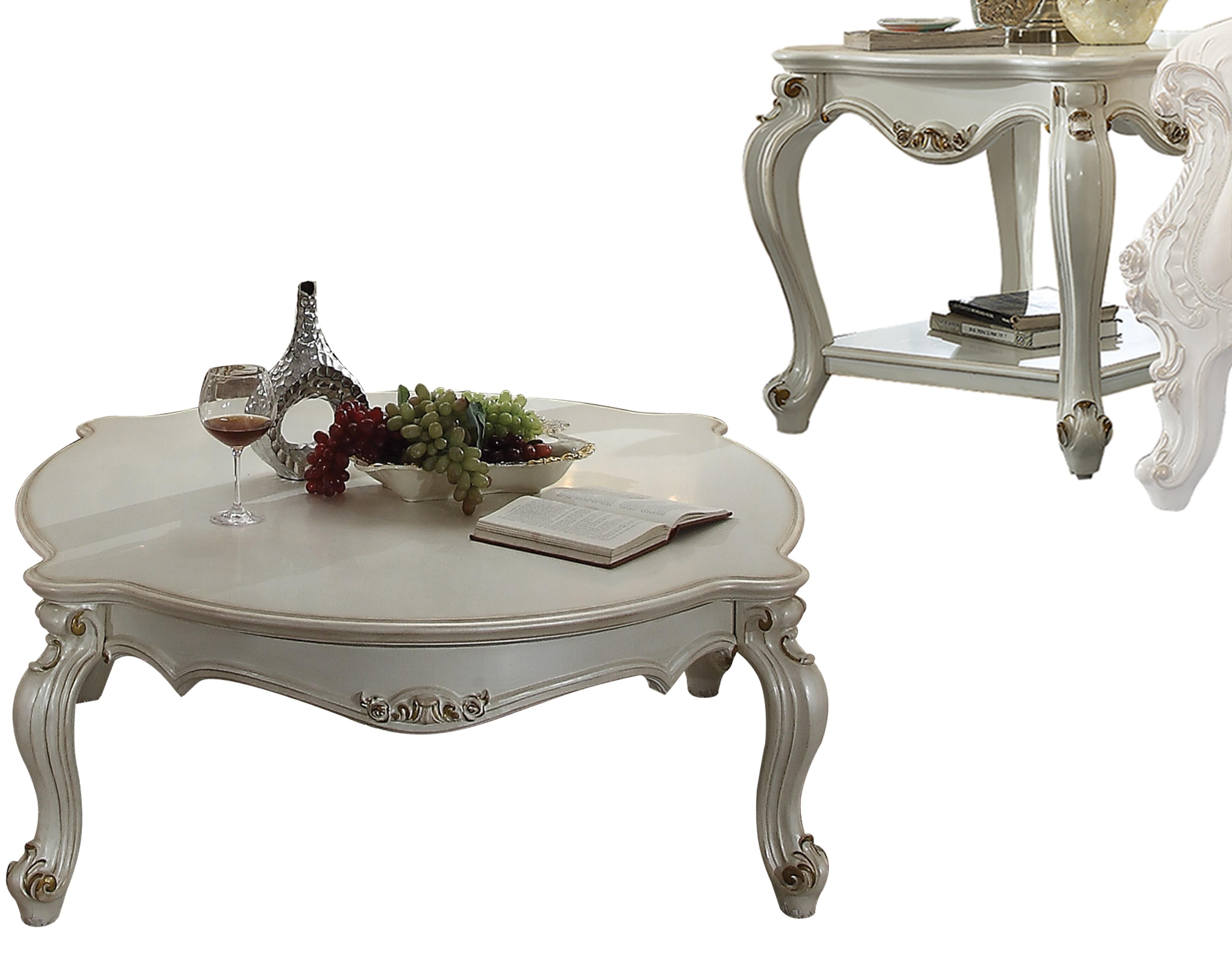 Picardy Antique Pearl Coffee Table - Luxury Home Furniture (MI)