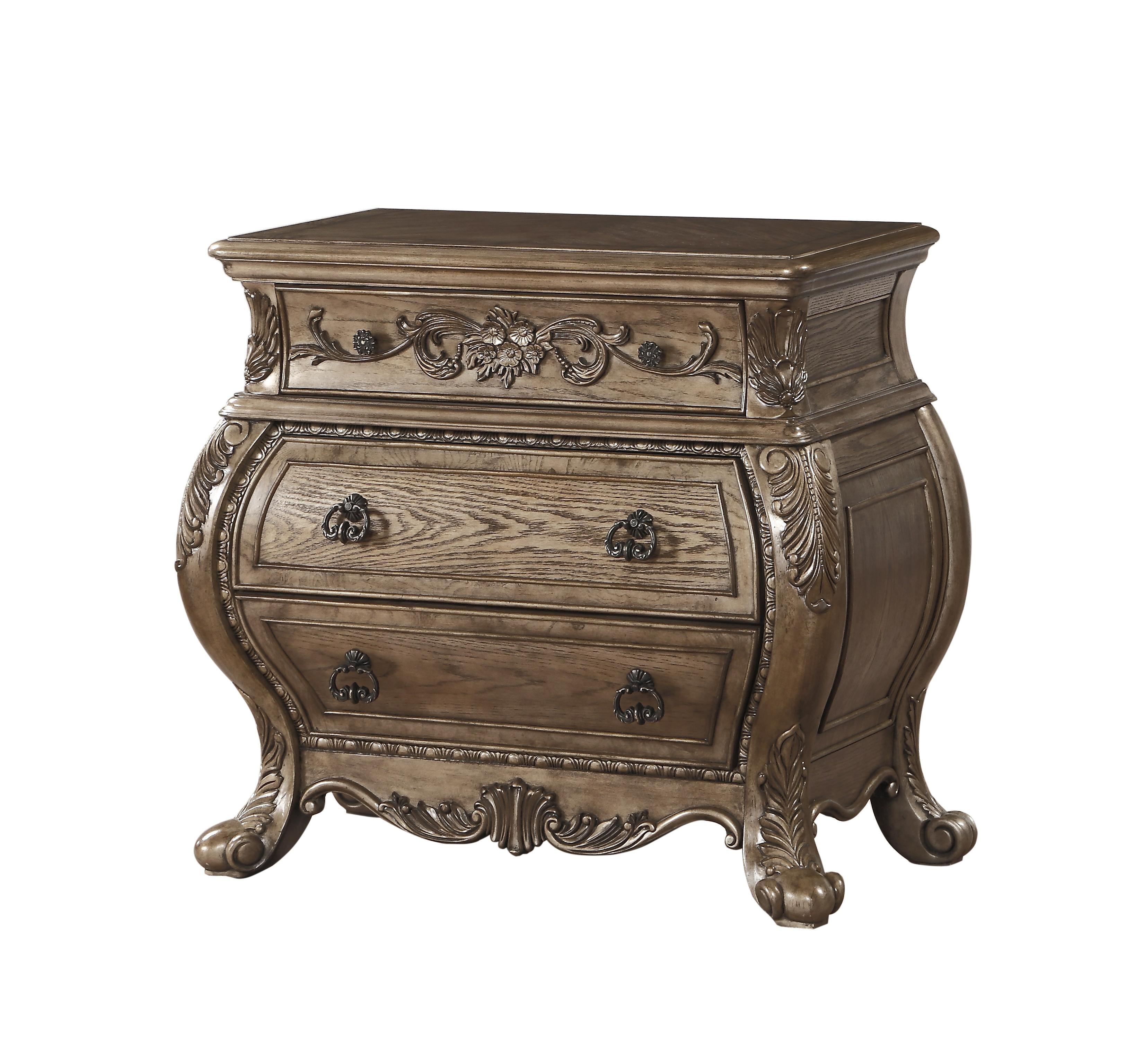 Ragenardus Vintage Oak Nightstand - Luxury Home Furniture (MI)