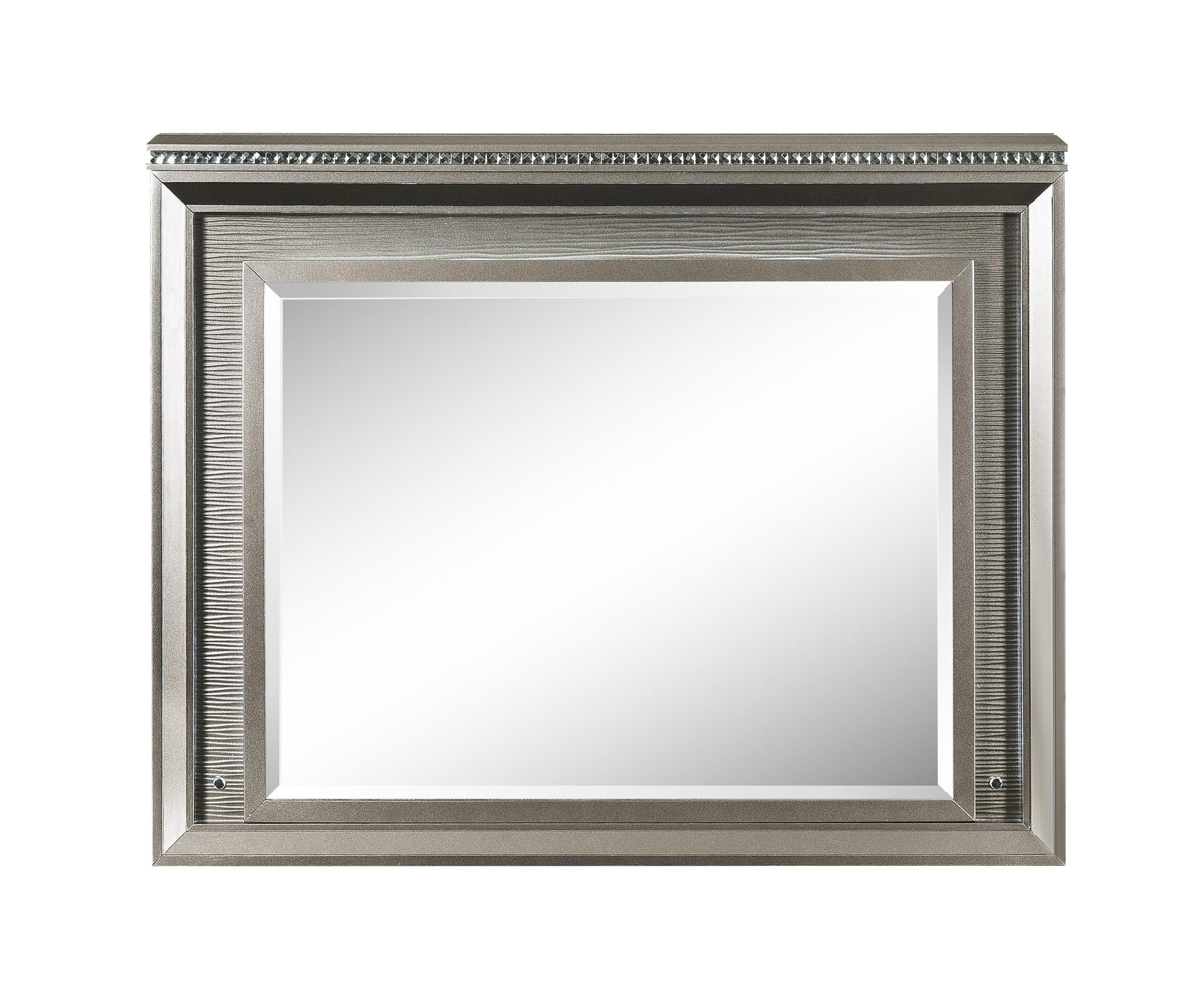 Sadie Dark Champagne Mirror (LED) - Luxury Home Furniture (MI)