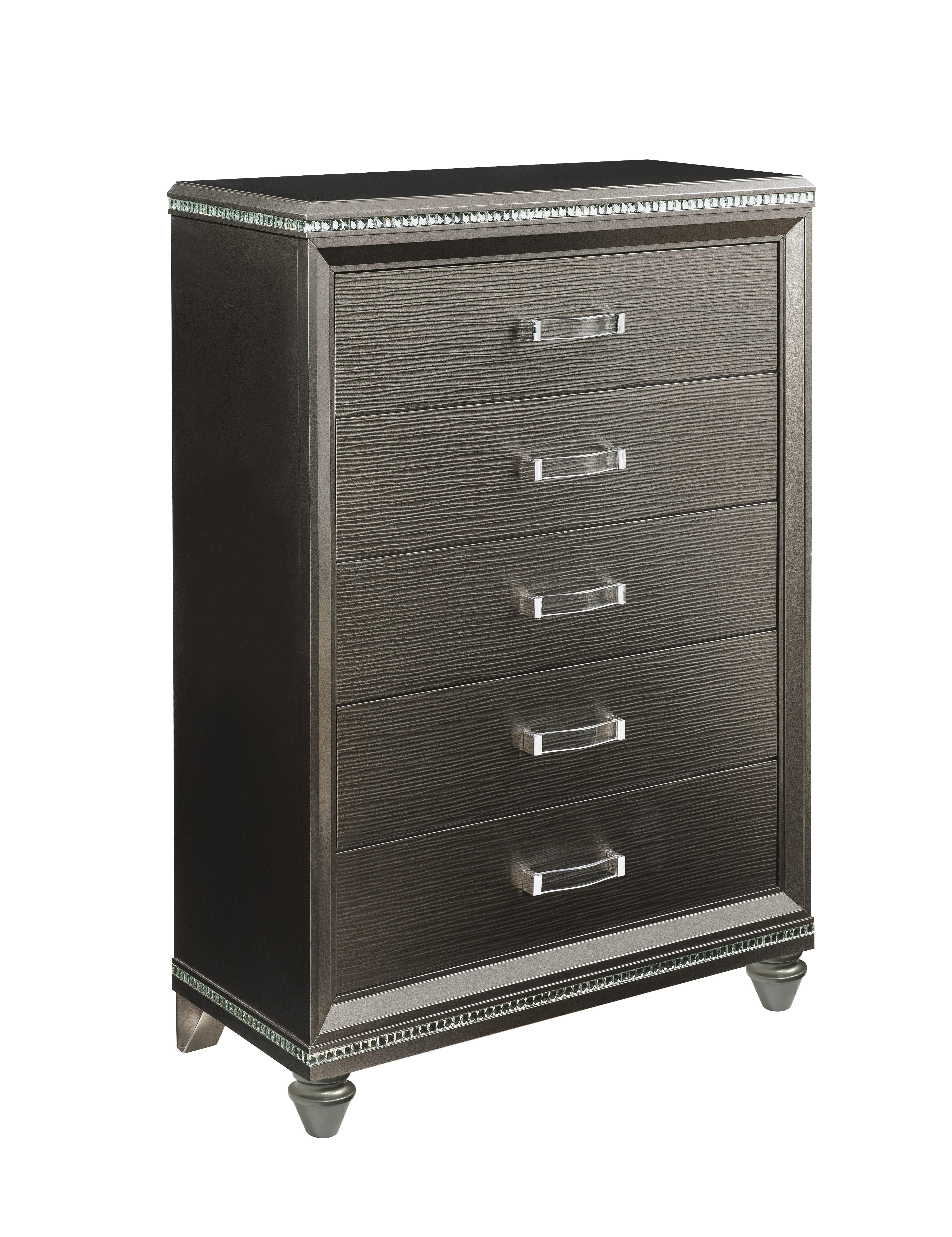 Sadie Dark Champagne Chest - Luxury Home Furniture (MI)