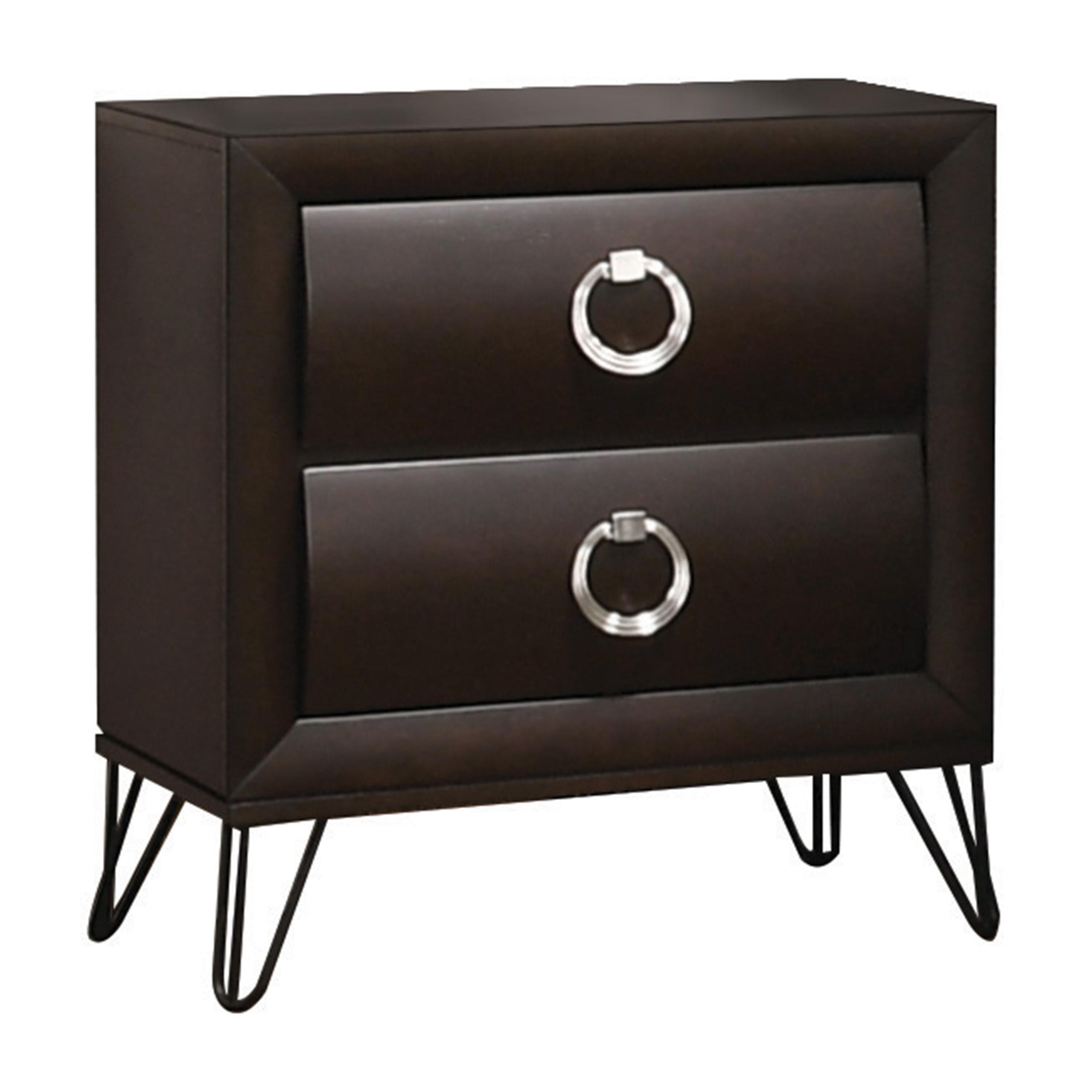 Tablita Dark Merlot Nightstand - Luxury Home Furniture (MI)