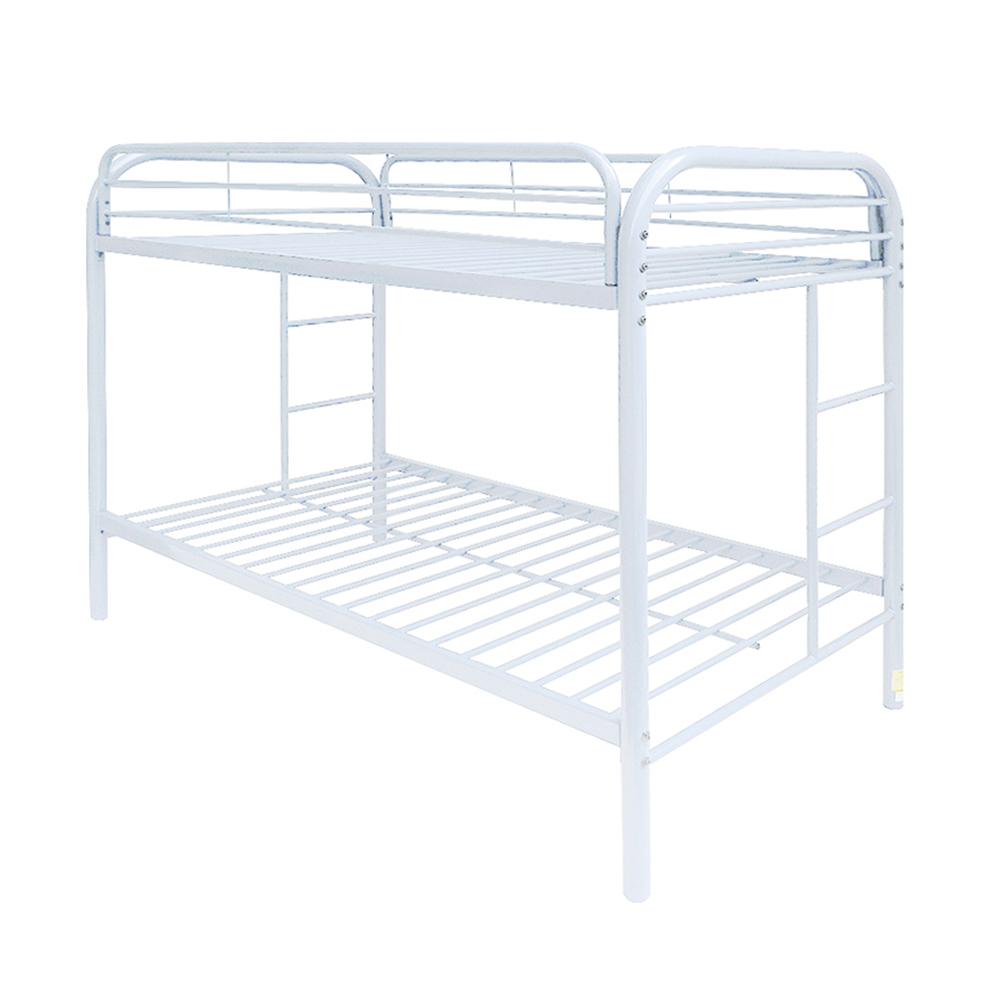 Thomas White Bunk Bed (Twin/Twin) - Luxury Home Furniture (MI)