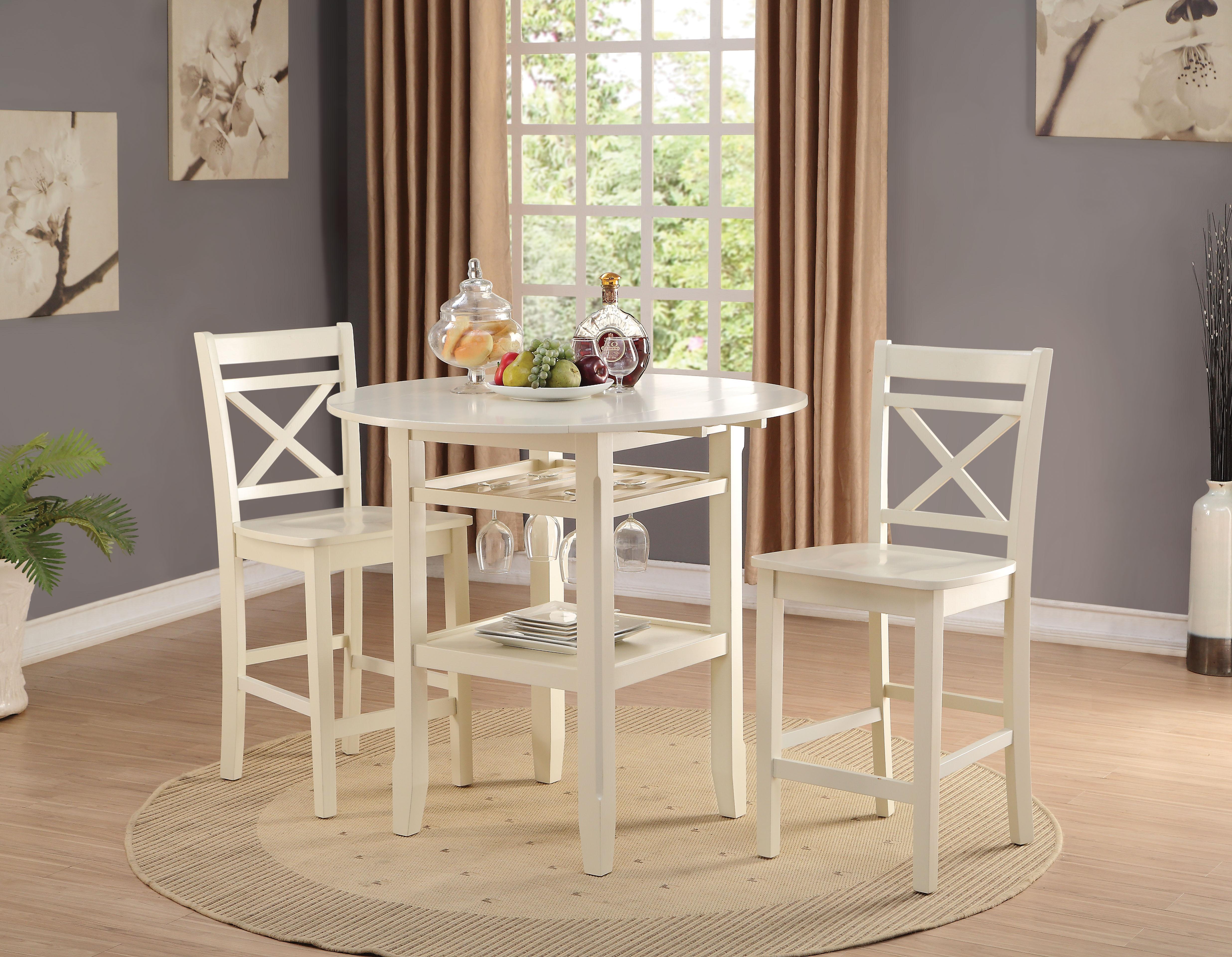 Tartys Cream Counter Height Table - Luxury Home Furniture (MI)