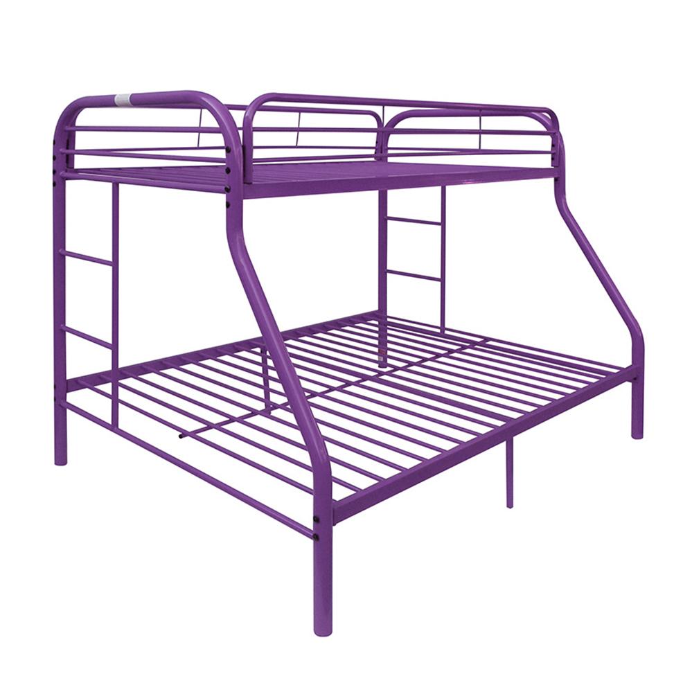 Tritan Purple Bunk Bed (Twin/Full) - Luxury Home Furniture (MI)