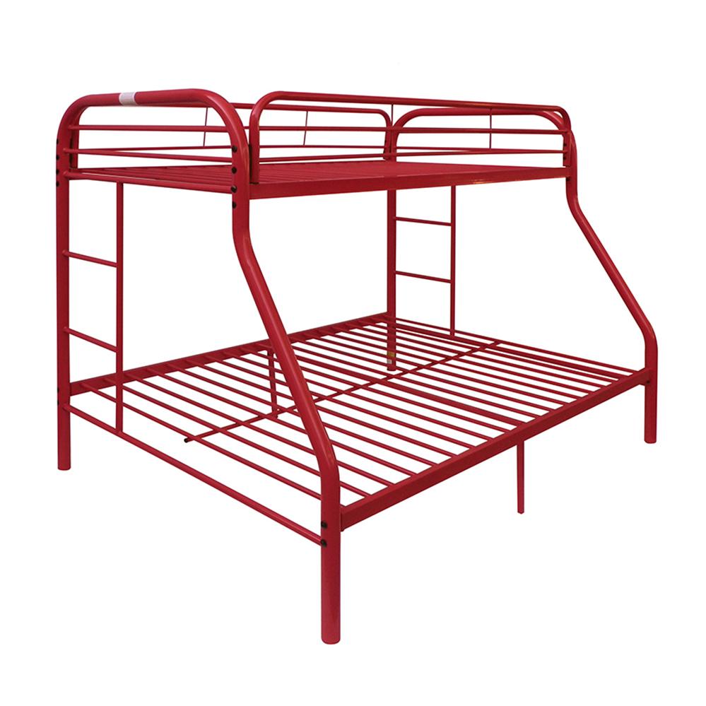 Tritan Red Bunk Bed (Twin/Full) - Luxury Home Furniture (MI)