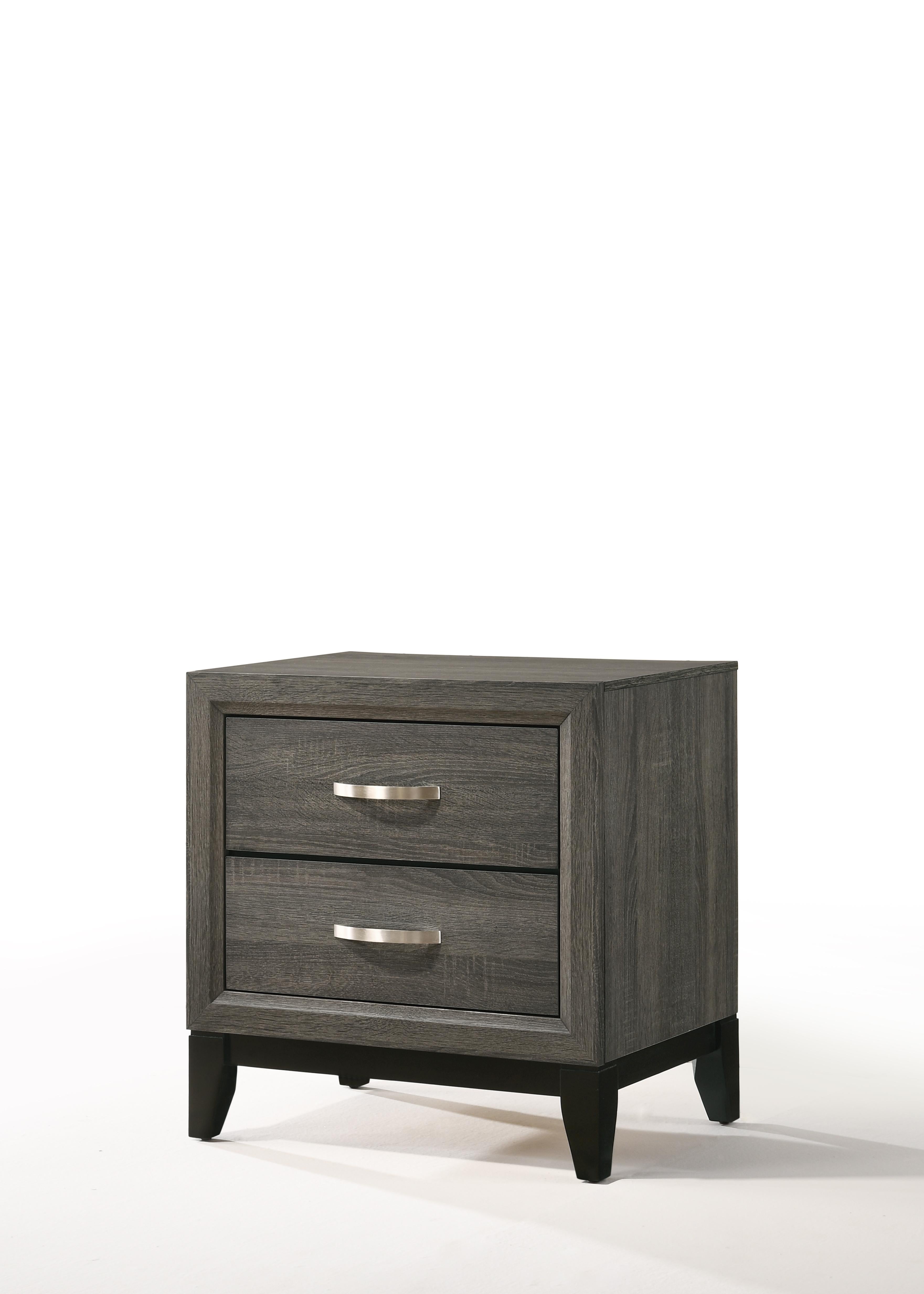 Valdemar Weathered Gray Nightstand - Luxury Home Furniture (MI)