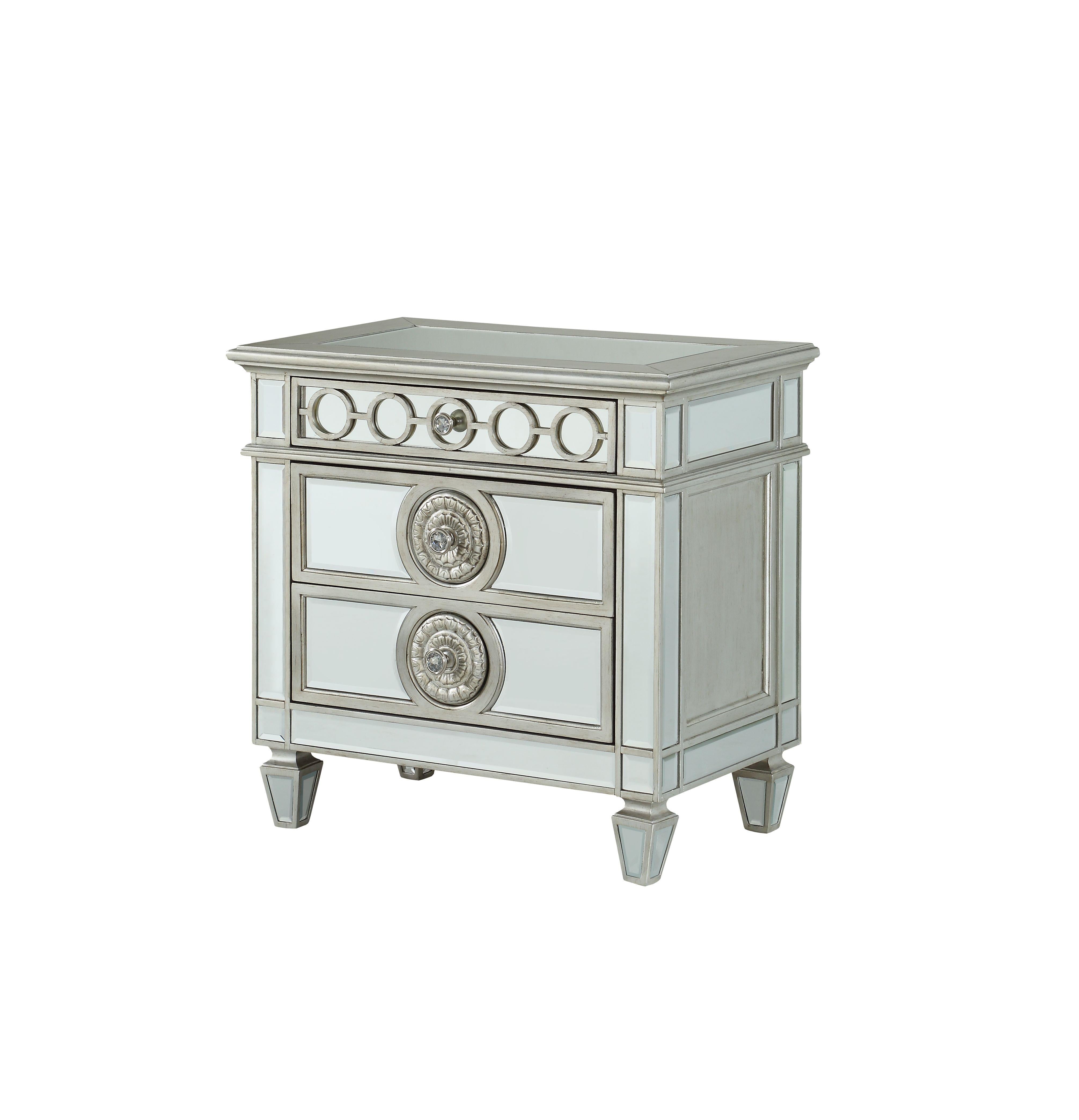 Varian Mirrored Nightstand - Luxury Home Furniture (MI)