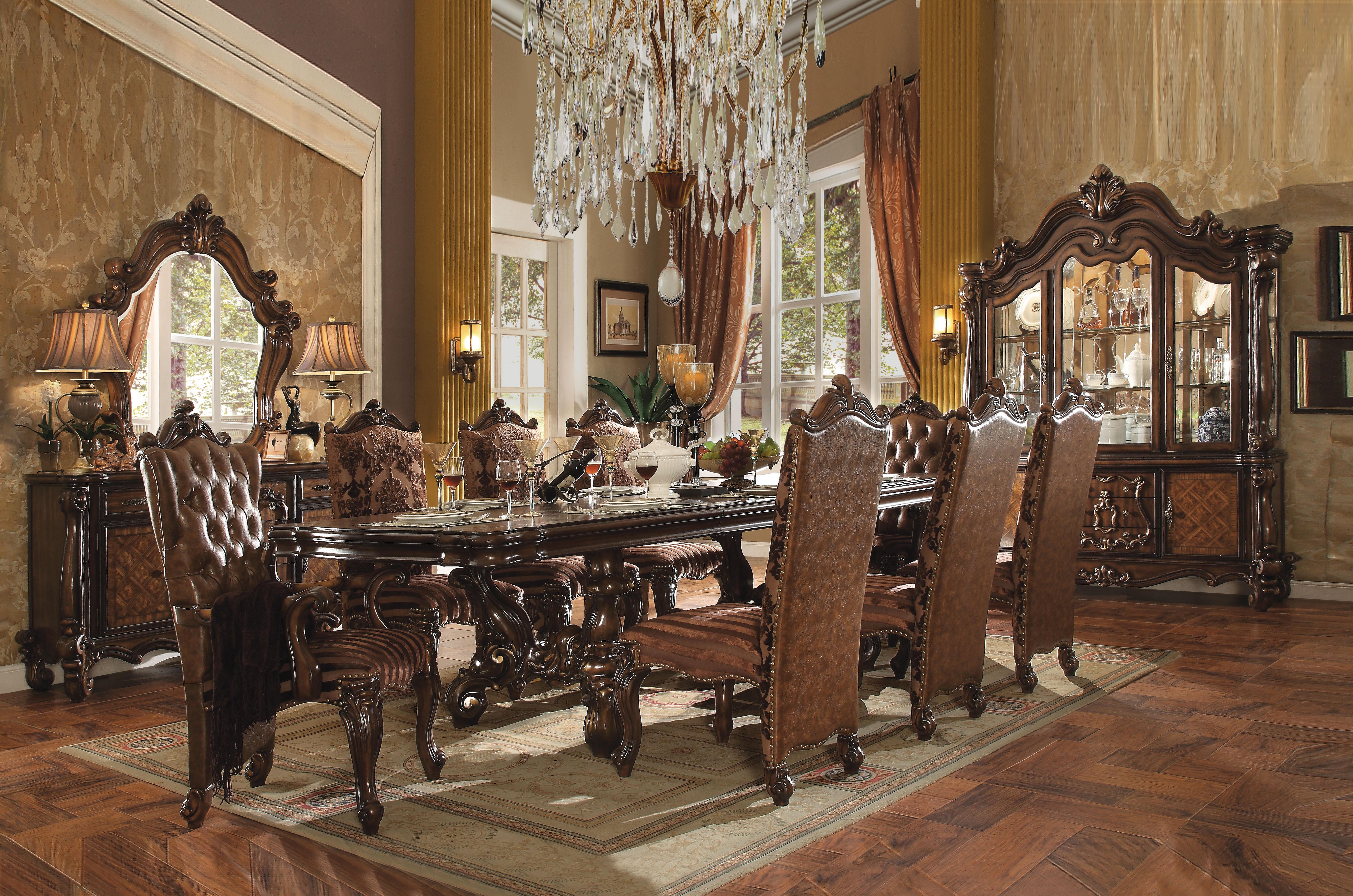 Versailles Cherry Oak Dining Table - Luxury Home Furniture (MI)