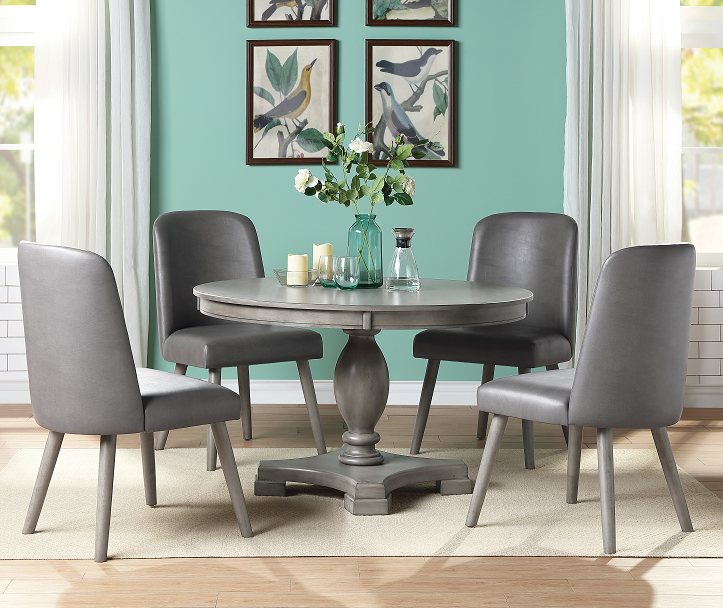 Waylon Gray Oak Dining Table - Luxury Home Furniture (MI)