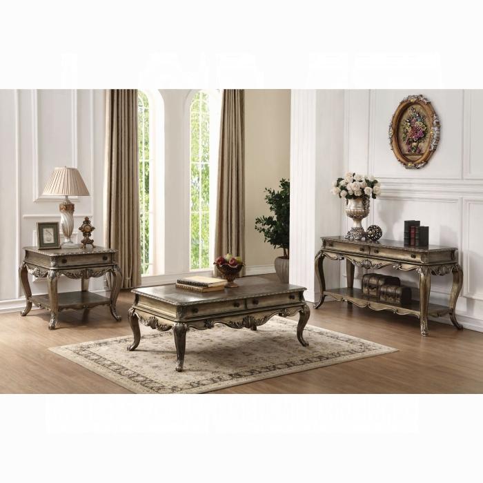 Ragenardus Vintage Oak Coffee Table - Luxury Home Furniture (MI)