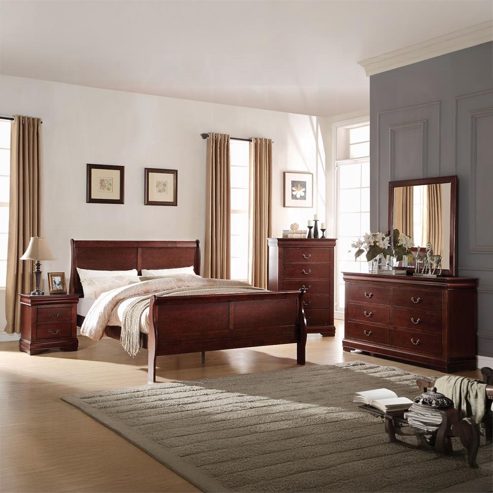 Louis Philippe Cherry Chest - Luxury Home Furniture (MI)