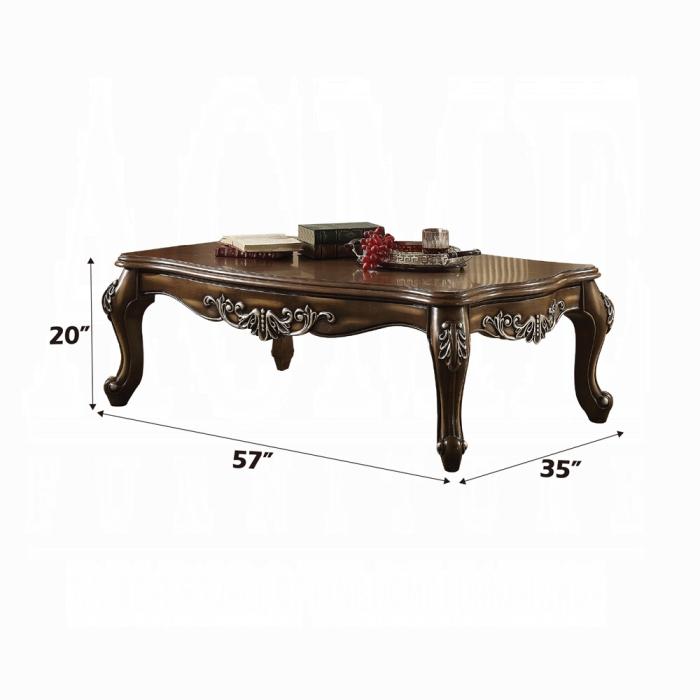 Latisha Antique Oak Coffee Table - Luxury Home Furniture (MI)