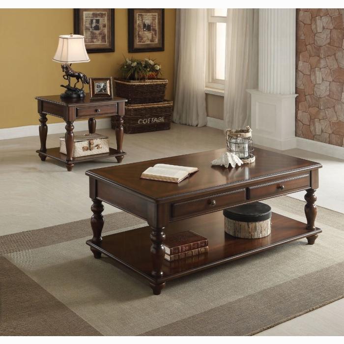 Farrel Walnut Coffee Table - Luxury Home Furniture (MI)