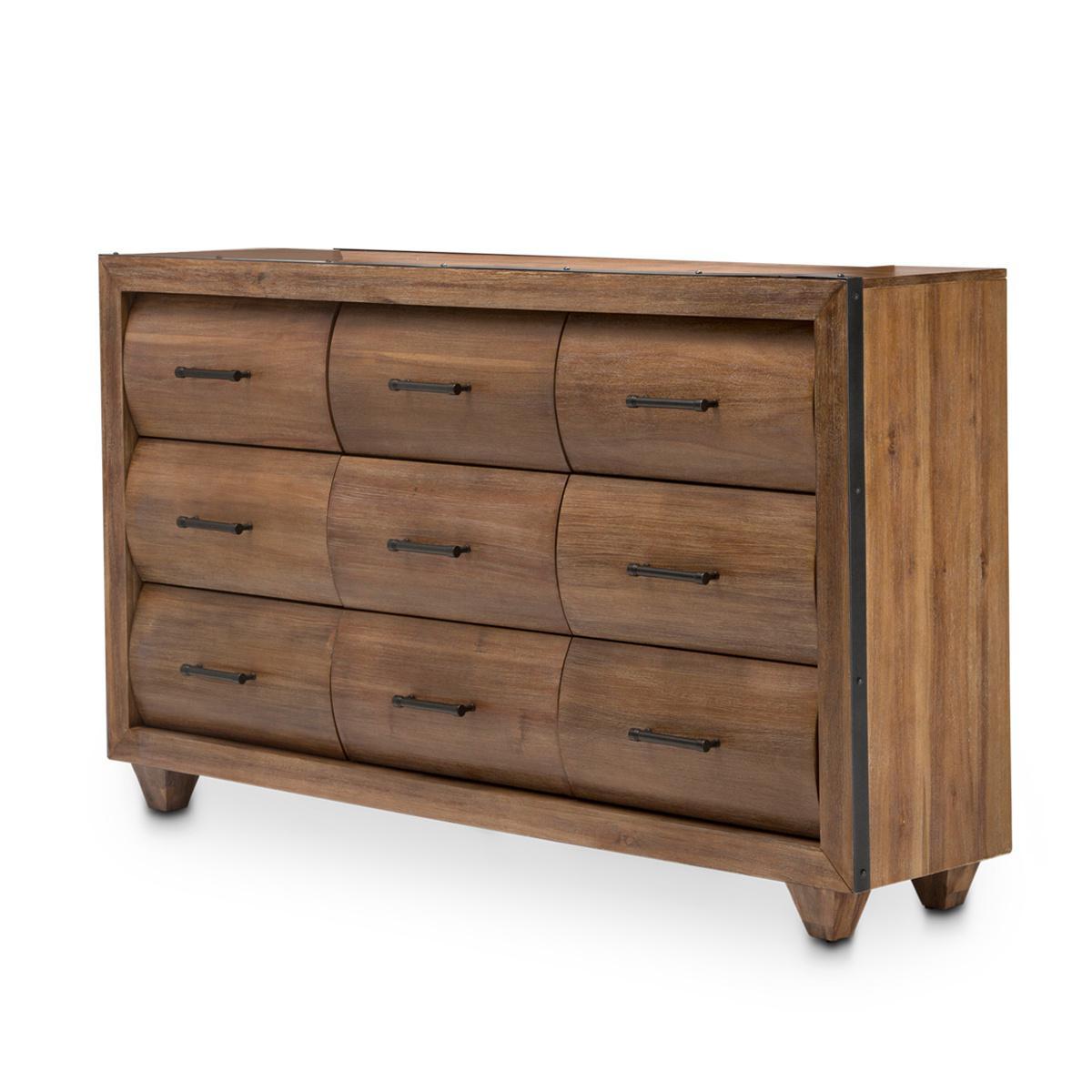 Brooklyn Walk Dresser in Burnt Umber - Luxury Home Furniture (MI)