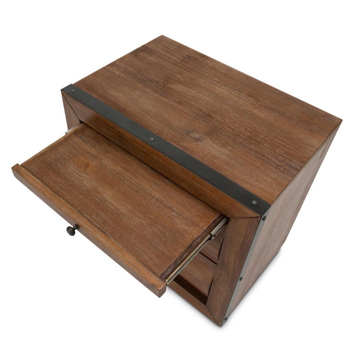 Brooklyn Walk Nightstand in Burnt Umber - Luxury Home Furniture (MI)