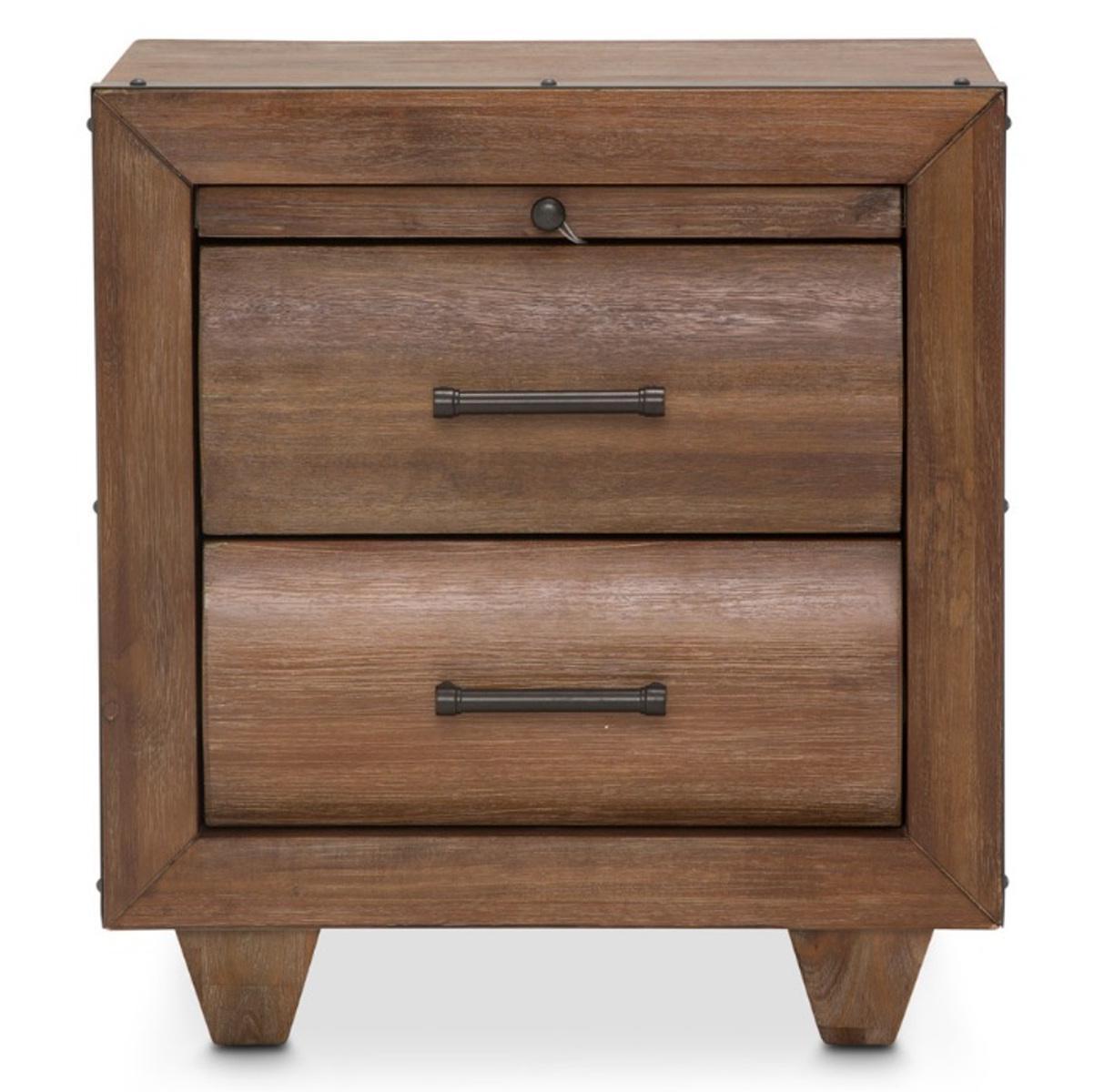 Brooklyn Walk Nightstand in Burnt Umber - Luxury Home Furniture (MI)