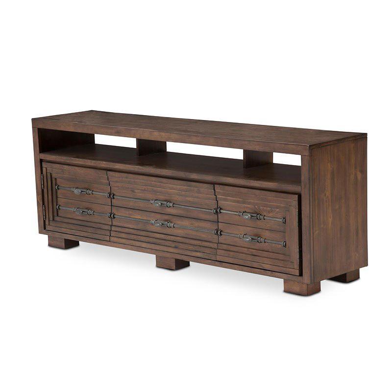 Carrollton TV Console in Rustic Ranch - Luxury Home Furniture (MI)