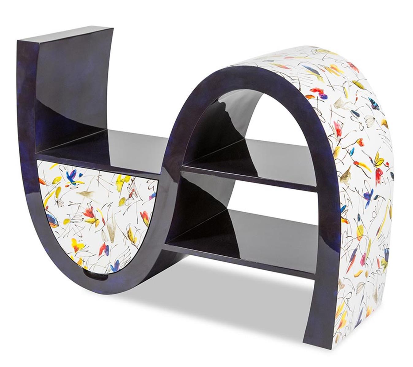 Furniture Illusions Display Shelves with Drawer - Luxury Home Furniture (MI)