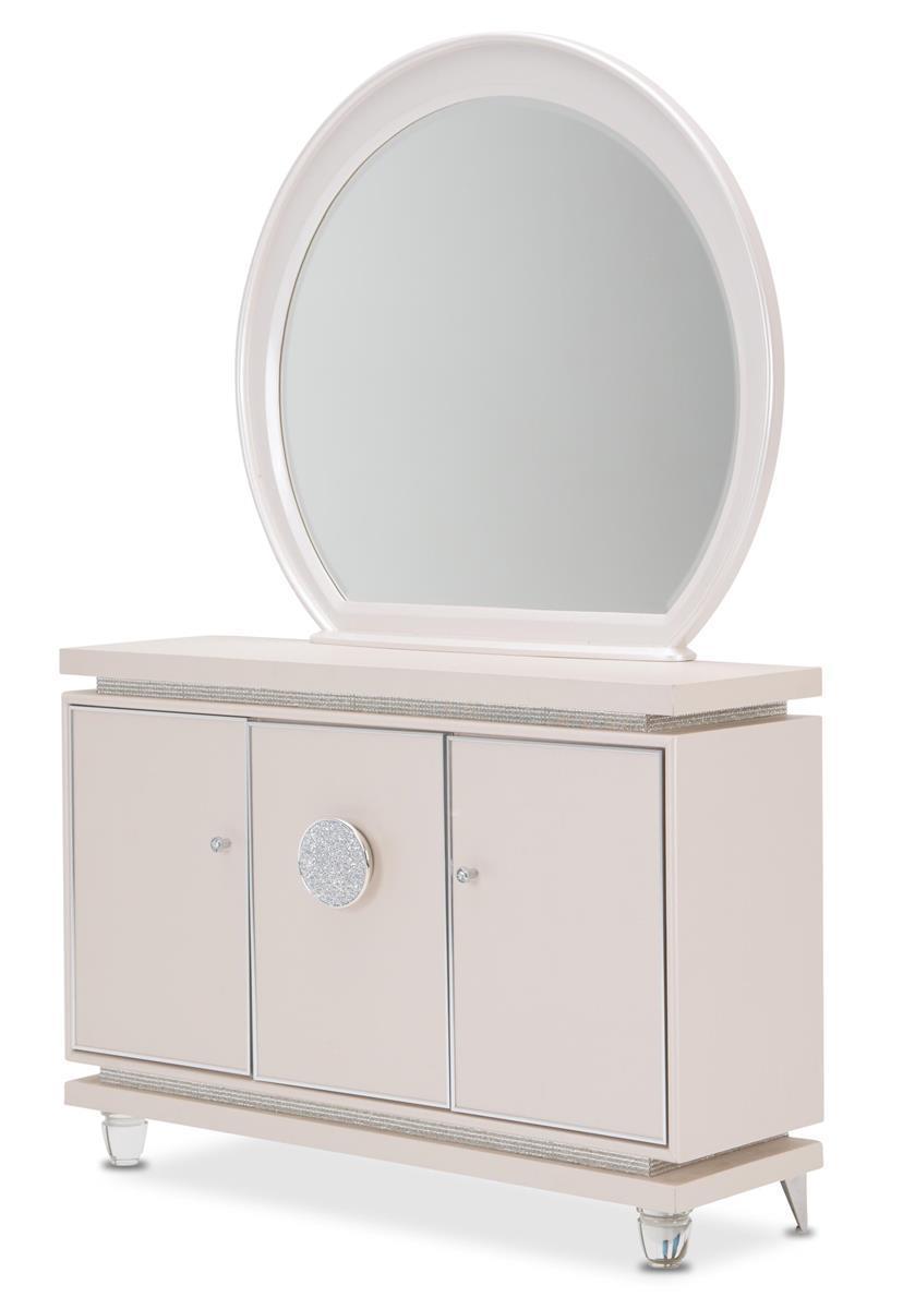 Glimmering Heights 3 Door Sideboard in Ivory - Luxury Home Furniture (MI)