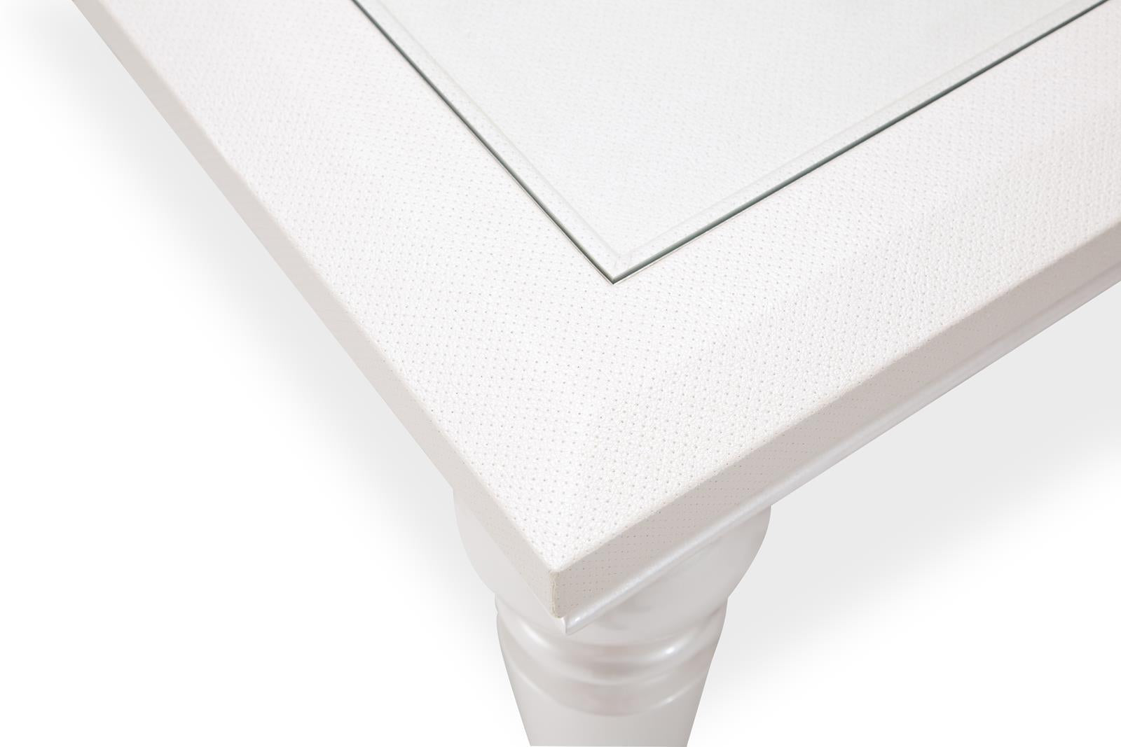 Glimmering Heights Leg Dining Table in Ivory - Luxury Home Furniture (MI)
