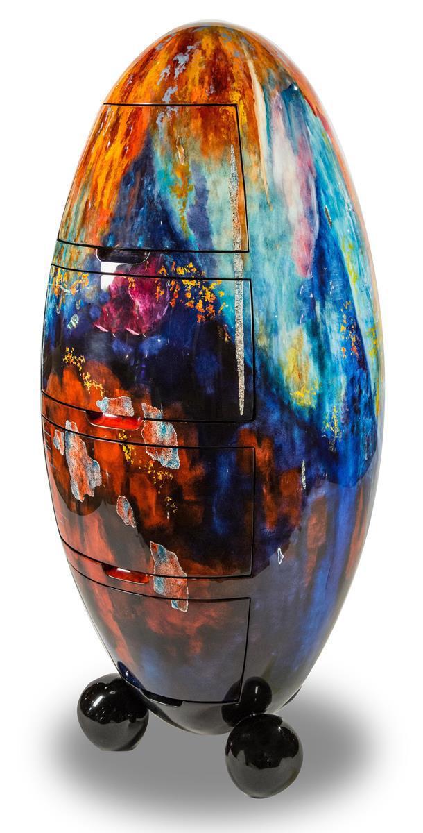 Illusions Oval Cabinet - Luxury Home Furniture (MI)